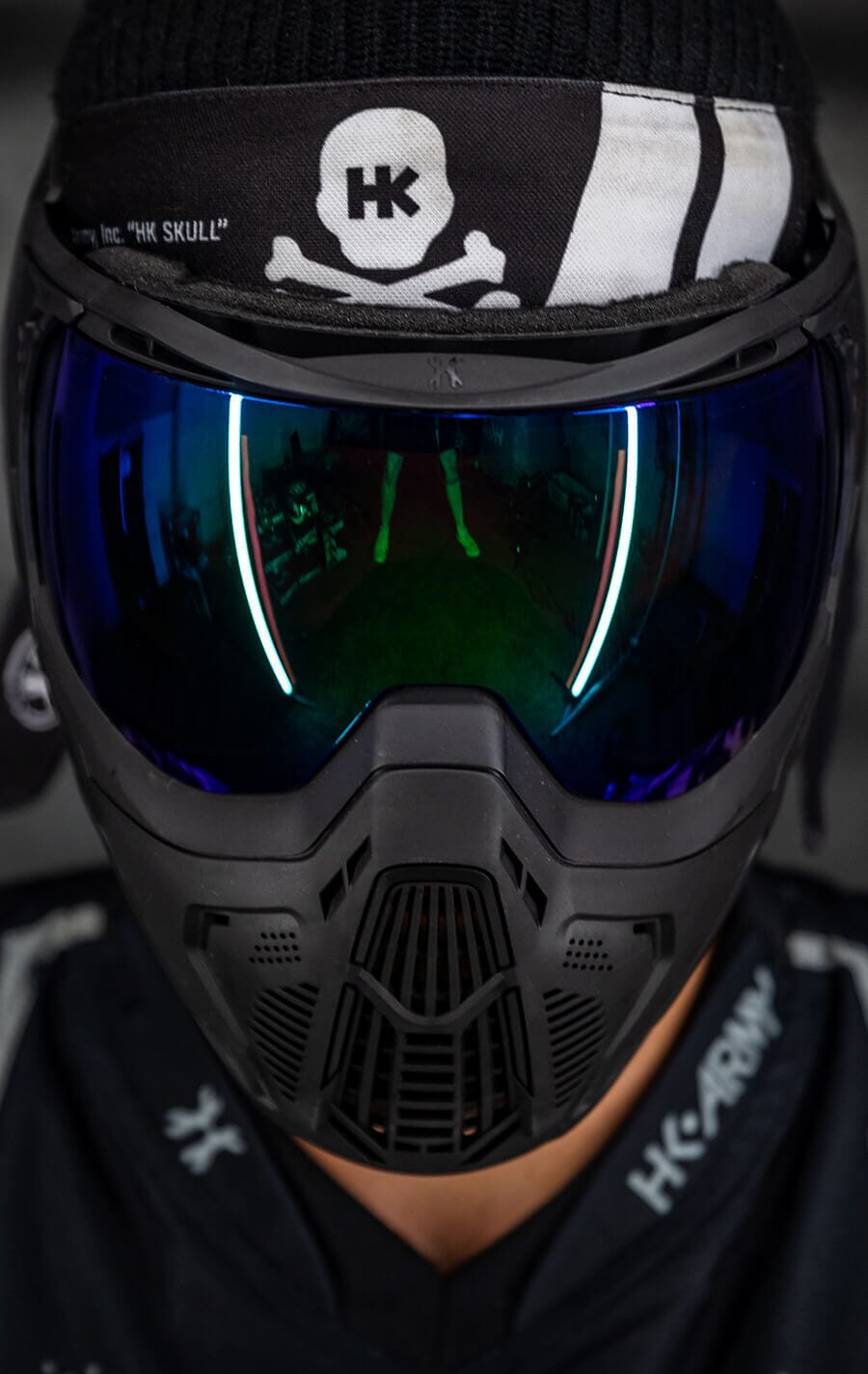 Used SLR Goggle - Quest - Aurora Green Lens Paintball Gun from HK Army Clothing Buy/Sell/Trade Paintball Markers, New Paintball Guns, Paintball Hoppers, Paintball Masks, and Hormesis Headbands