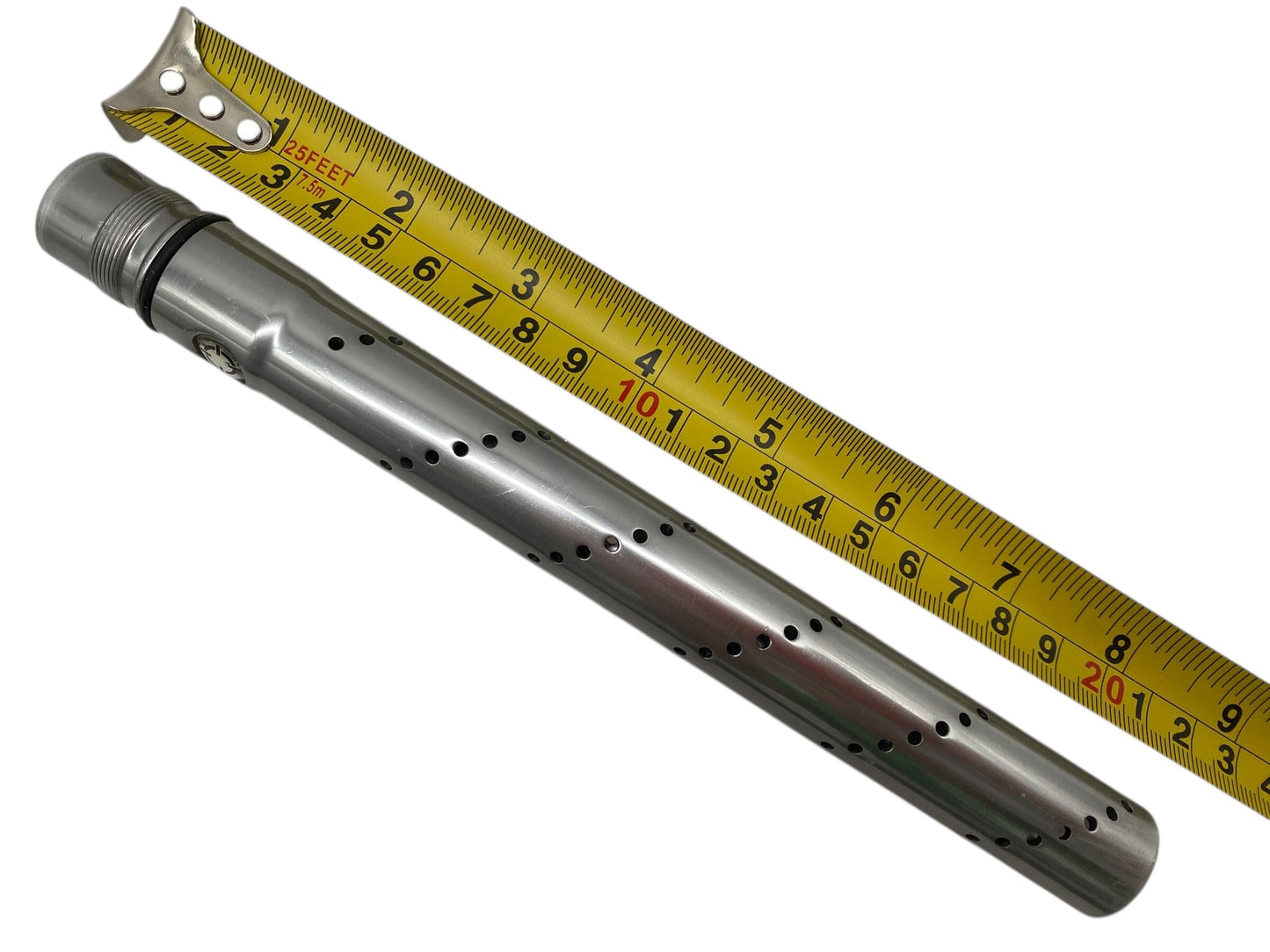 Used Smart Parts 14” Barrel Tip : Gloss Silver Paintball Gun from CPXBrosPaintball Buy/Sell/Trade Paintball Markers, New Paintball Guns, Paintball Hoppers, Paintball Masks, and Hormesis Headbands