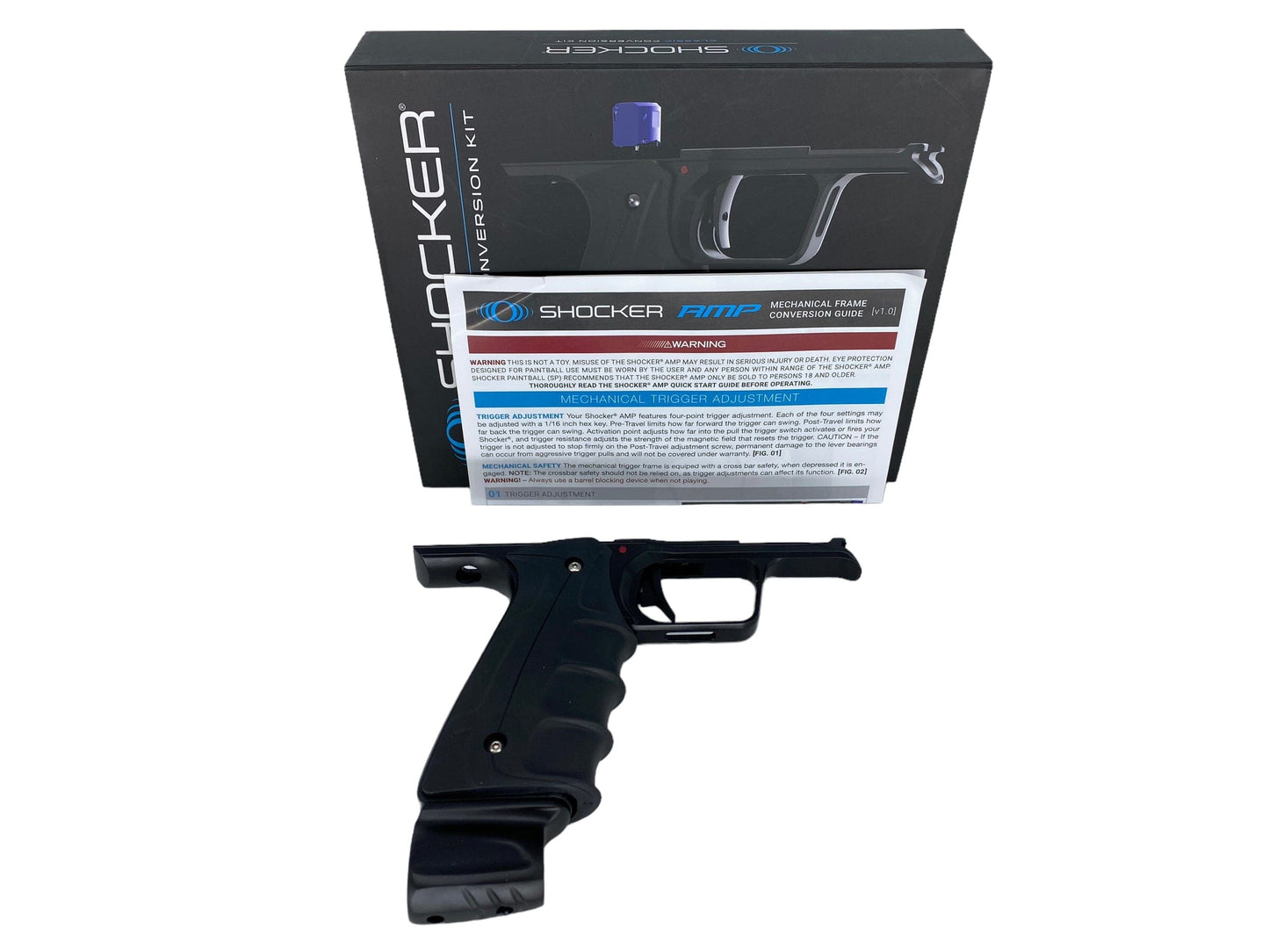Used SP Shocker AMP Mechanical Conversion Kit Mech Kit Paintball Gun from CPXBrosPaintball Buy/Sell/Trade Paintball Markers, New Paintball Guns, Paintball Hoppers, Paintball Masks, and Hormesis Headbands