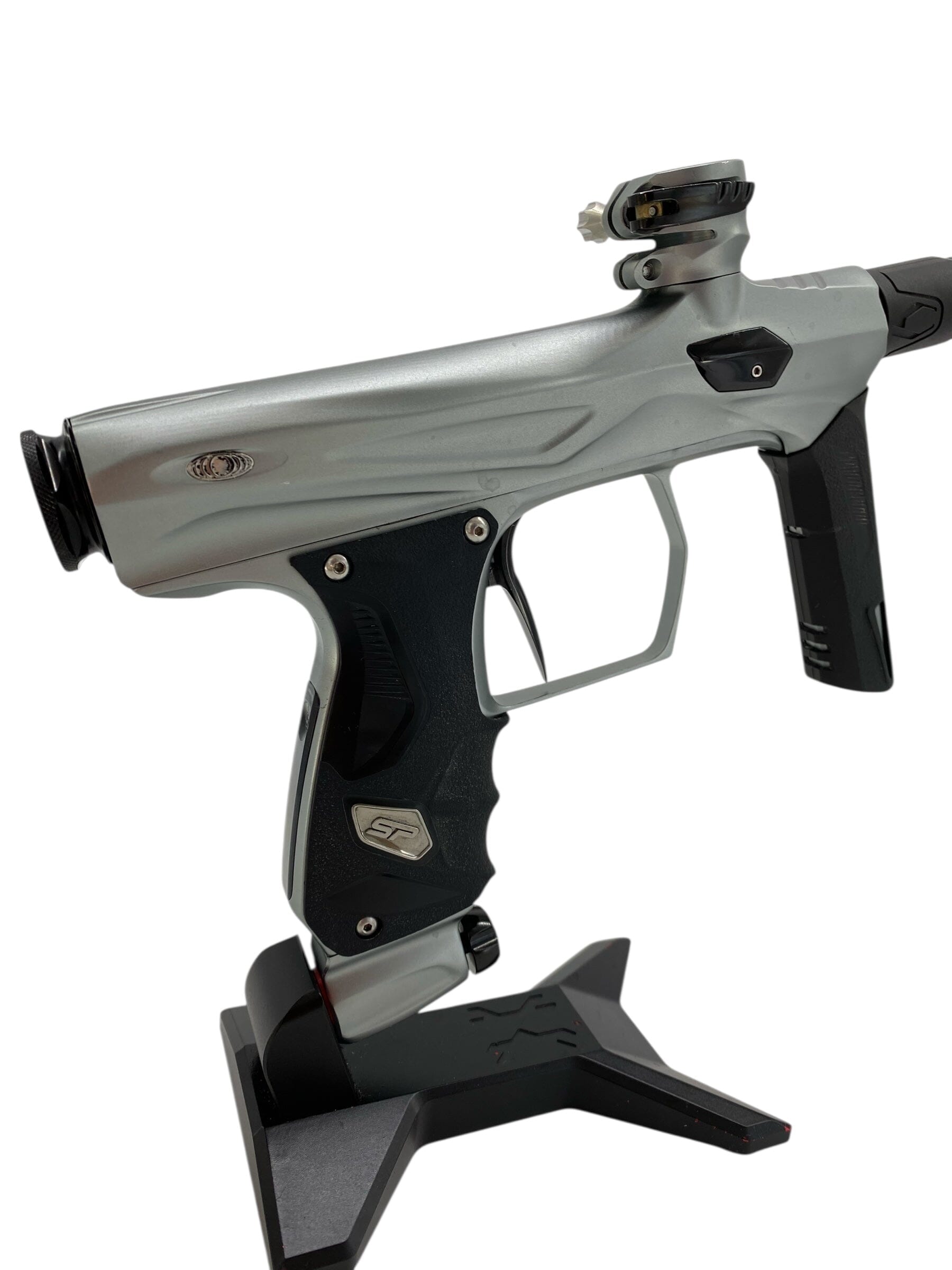 Used Sp Shocker Amp Paintball Gun Grey Paintball Gun from CPXBrosPaintball Buy/Sell/Trade Paintball Markers, New Paintball Guns, Paintball Hoppers, Paintball Masks, and Hormesis Headbands