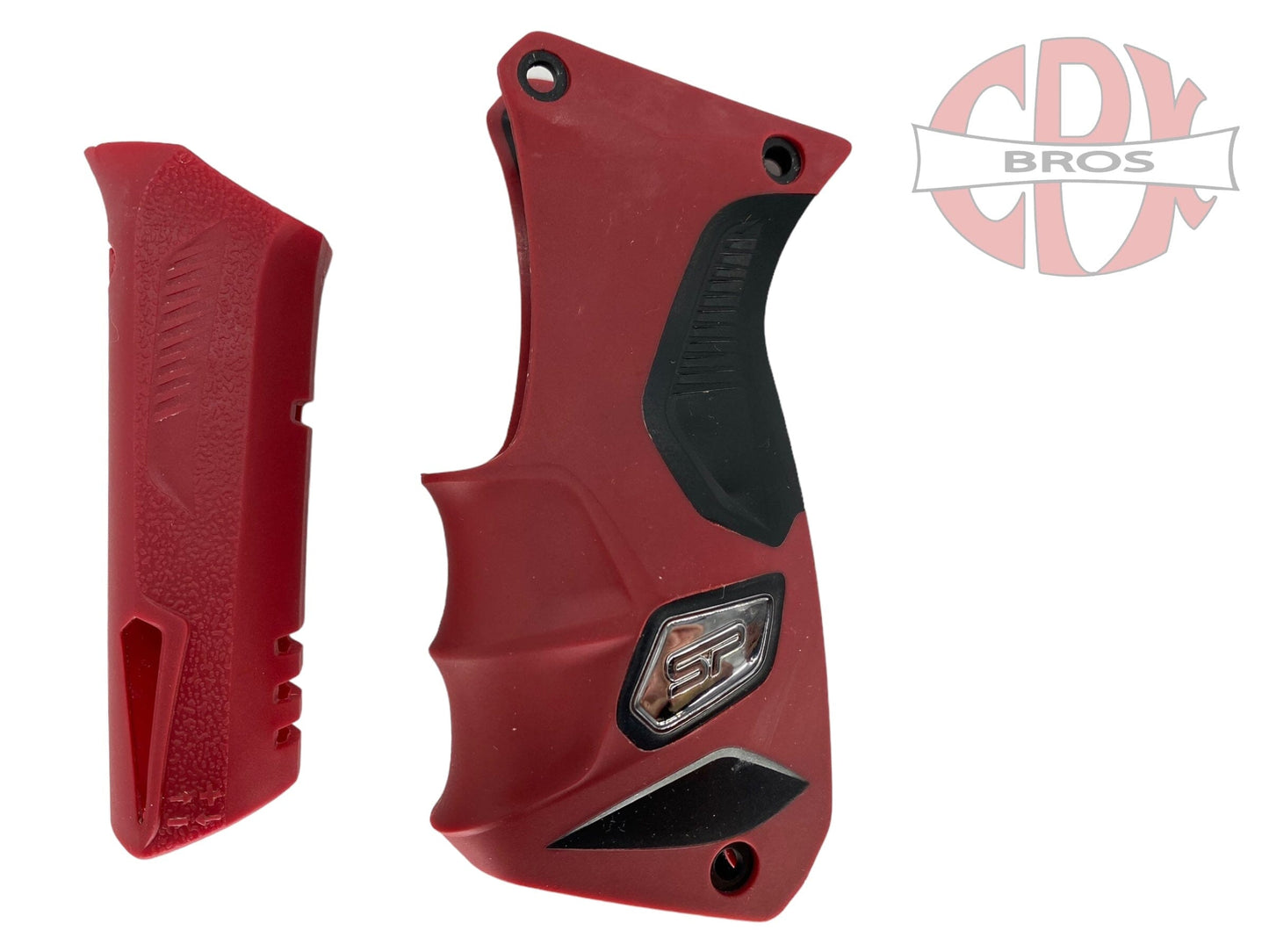 Used Sp Shocker Amp Paintball Gun Grips - Red Paintball Gun from CPXBrosPaintball Buy/Sell/Trade Paintball Markers, New Paintball Guns, Paintball Hoppers, Paintball Masks, and Hormesis Headbands