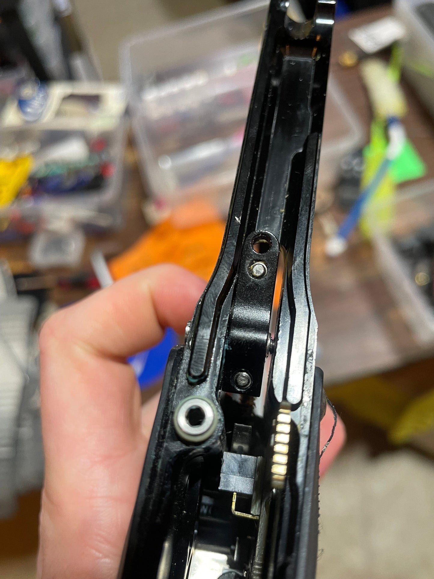 Used Sp Shocker Amp Paintball Gun with Mech Frame Paintball Gun from CPXBrosPaintball Buy/Sell/Trade Paintball Markers, New Paintball Guns, Paintball Hoppers, Paintball Masks, and Hormesis Headbands