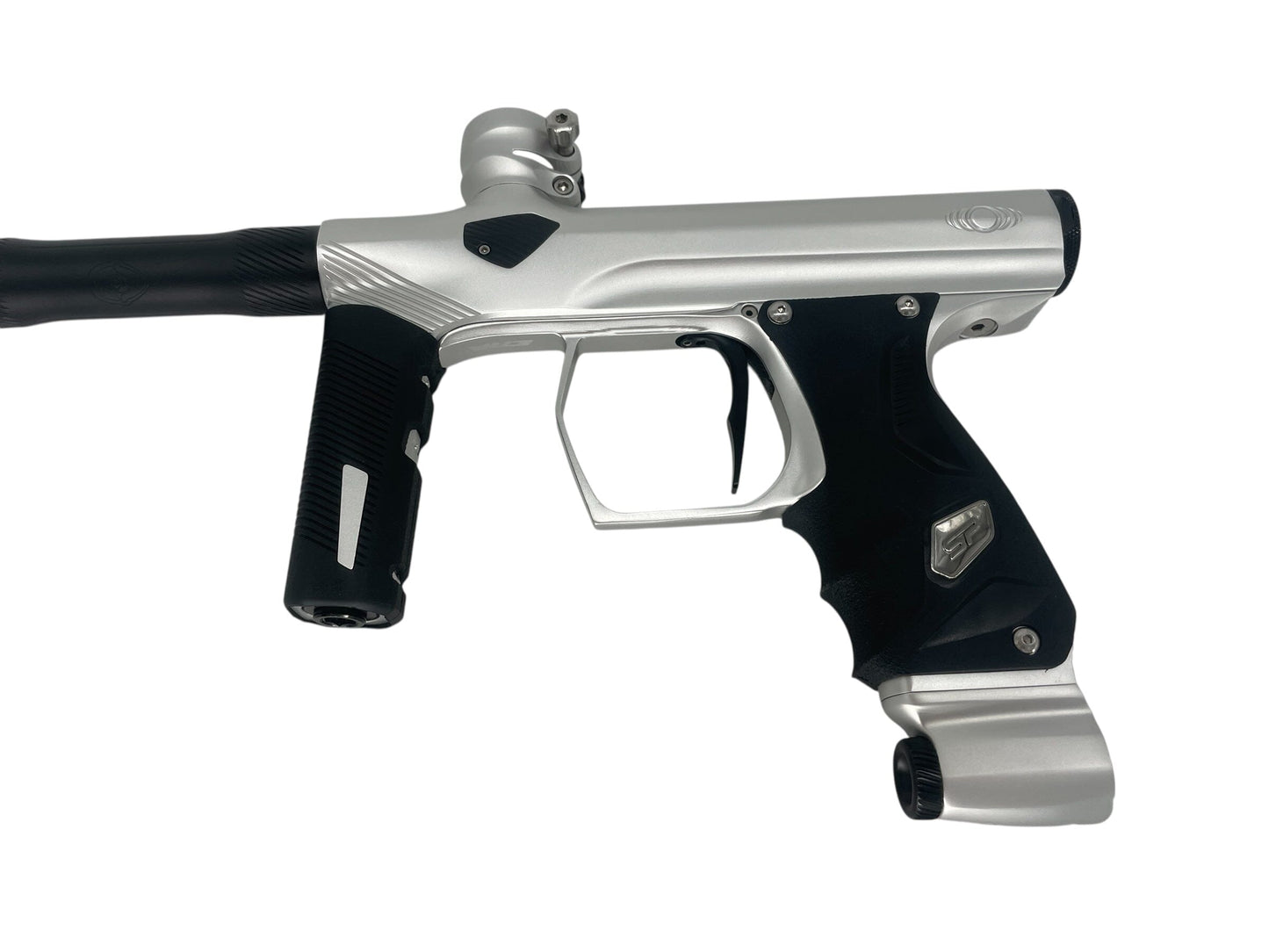 Used Sp Shocker Era Paintball Gun Silver/Black Paintball Gun from CPXBrosPaintball Buy/Sell/Trade Paintball Markers, New Paintball Guns, Paintball Hoppers, Paintball Masks, and Hormesis Headbands