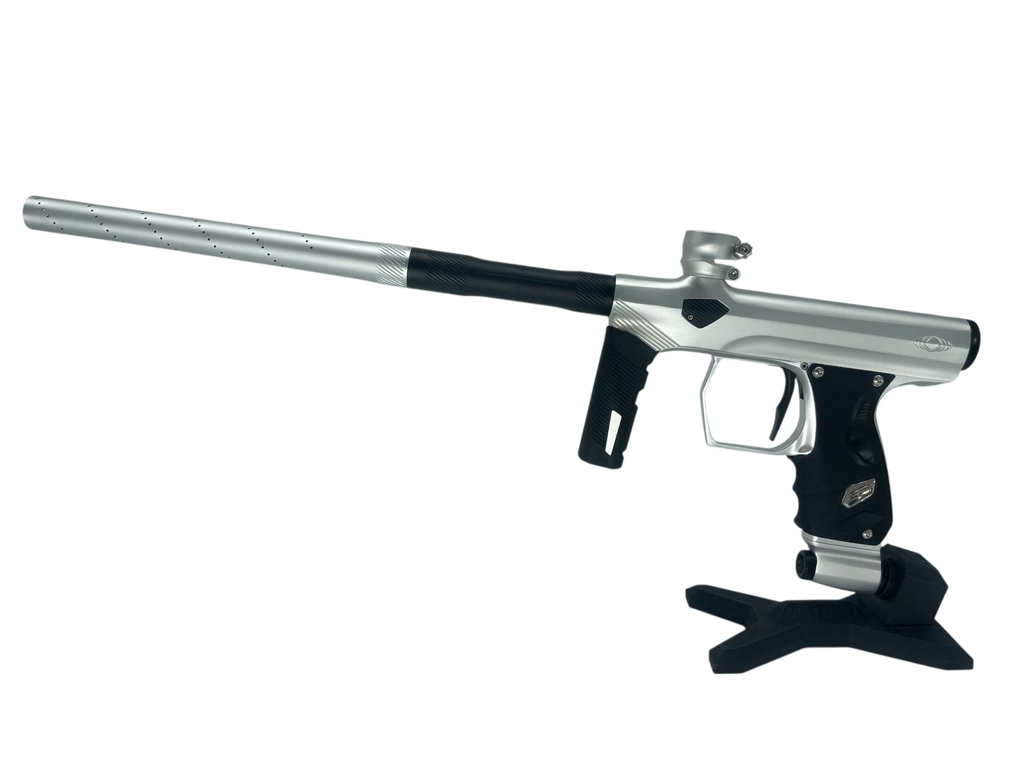 Used Sp Shocker Era Paintball Gun Silver/Black Paintball Gun from CPXBrosPaintball Buy/Sell/Trade Paintball Markers, New Paintball Guns, Paintball Hoppers, Paintball Masks, and Hormesis Headbands
