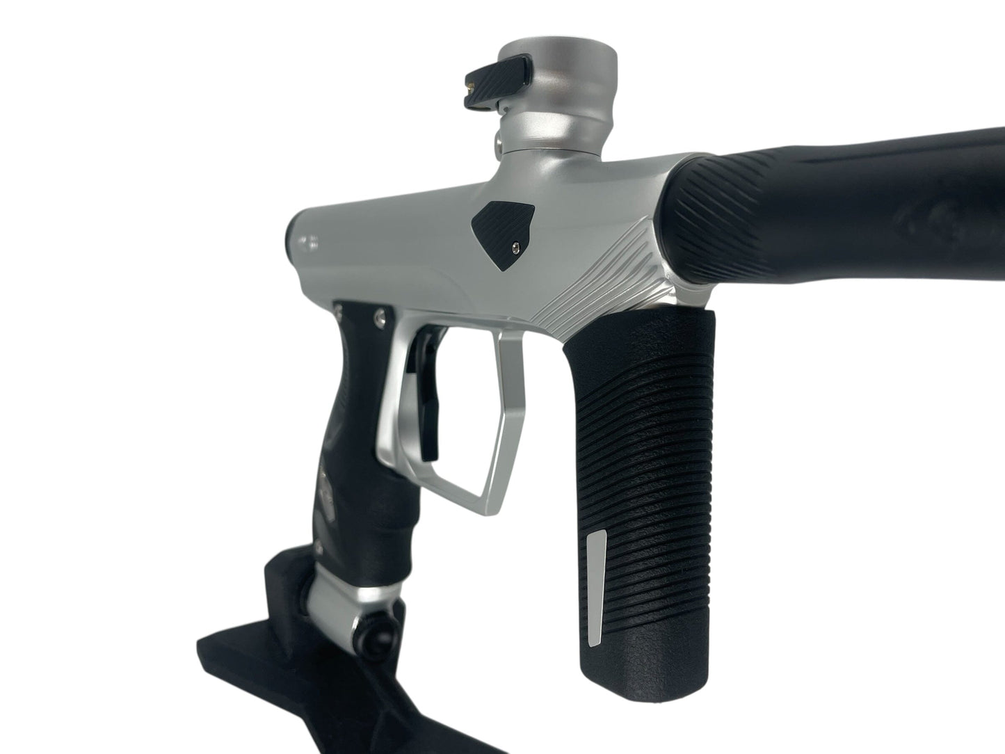 Used Sp Shocker Era Paintball Gun Silver/Black Paintball Gun from CPXBrosPaintball Buy/Sell/Trade Paintball Markers, New Paintball Guns, Paintball Hoppers, Paintball Masks, and Hormesis Headbands