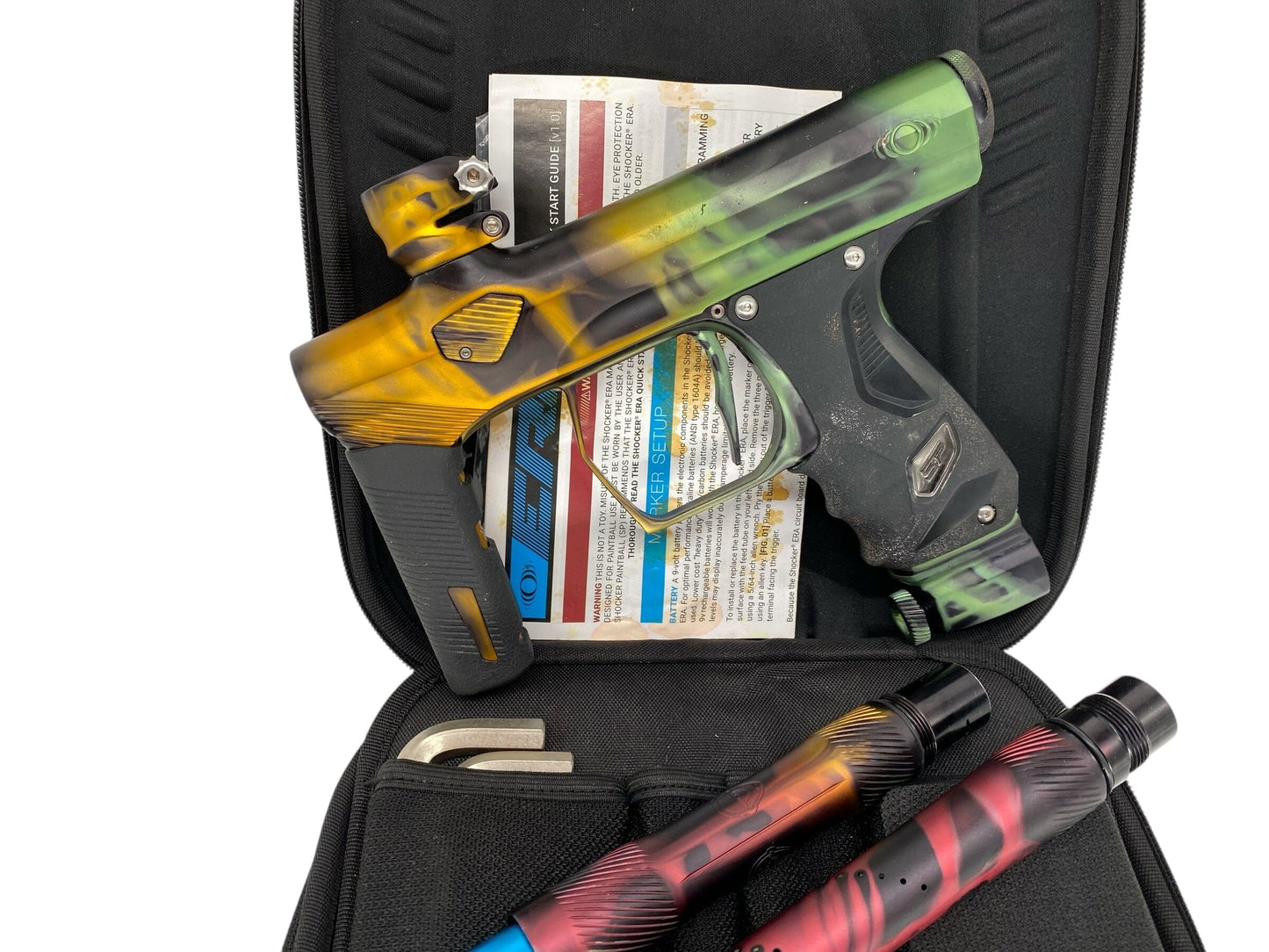 Used Sp Shocker Era Rasta Paintball Gun Paintball Gun from CPXBrosPaintball Buy/Sell/Trade Paintball Markers, New Paintball Guns, Paintball Hoppers, Paintball Masks, and Hormesis Headbands