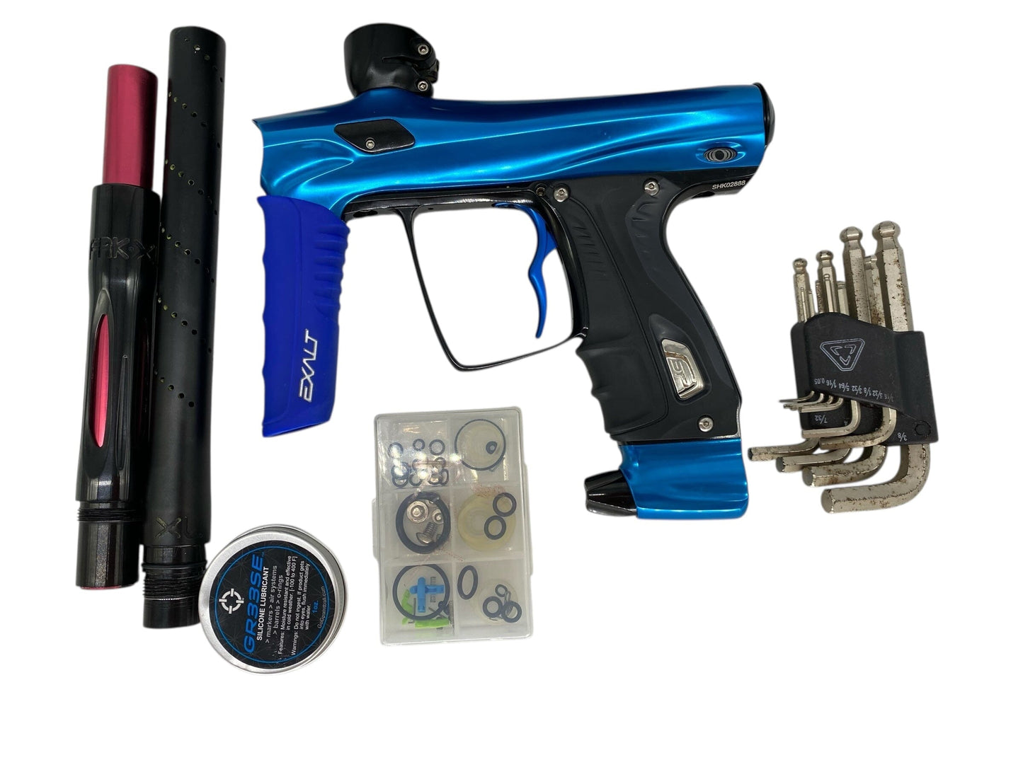 Used Sp Shocker Rsx Paintball Gun Blue/Black Paintball Gun from CPXBrosPaintball Buy/Sell/Trade Paintball Markers, New Paintball Guns, Paintball Hoppers, Paintball Masks, and Hormesis Headbands
