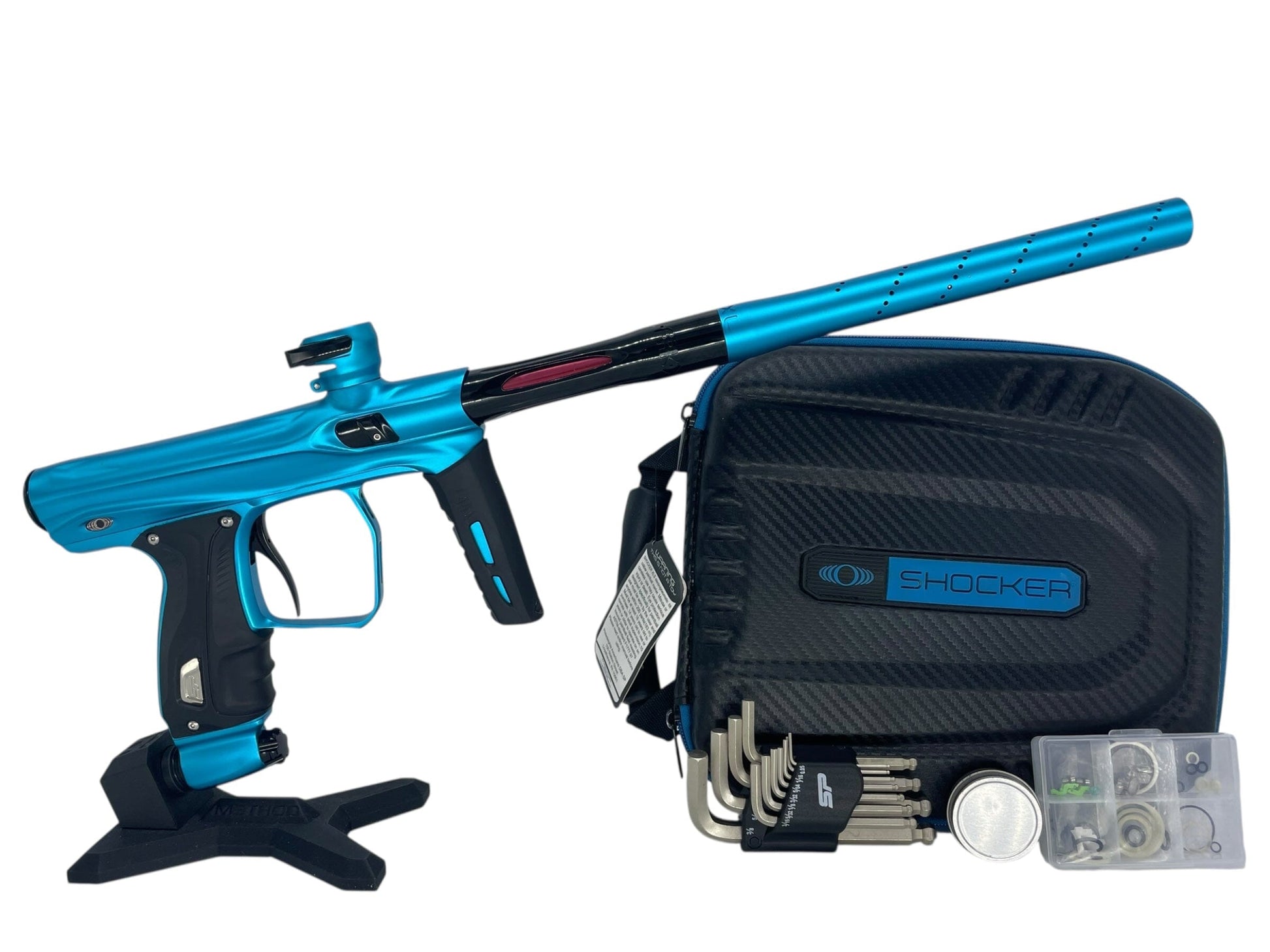 Used SP Shocker Xls Paintball Gun Blue/Black Paintball Gun from CPXBrosPaintball Buy/Sell/Trade Paintball Markers, New Paintball Guns, Paintball Hoppers, Paintball Masks, and Hormesis Headbands