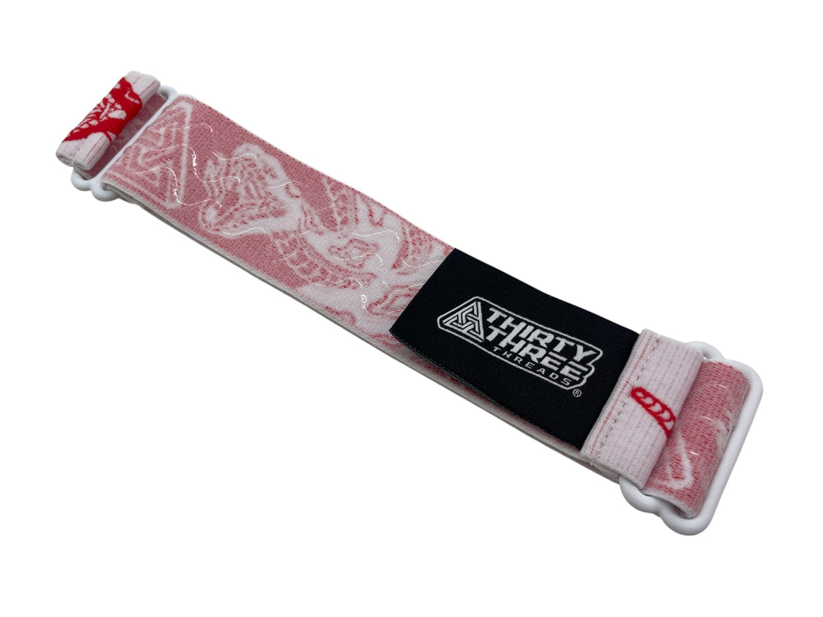 Used THIRTY THREE THREADS Paintball Mask Strap Red Snake Paintball Gun from CPXBrosPaintball Buy/Sell/Trade Paintball Markers, New Paintball Guns, Paintball Hoppers, Paintball Masks, and Hormesis Headbands