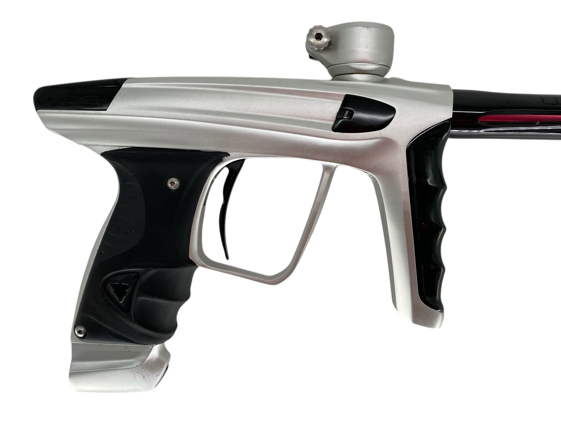 Used USED Dlx Luxe X Paintball Gun Silver/Black Paintball Gun from Matrix Paintball Buy/Sell/Trade Paintball Markers, New Paintball Guns, Paintball Hoppers, Paintball Masks, and Hormesis Headbands