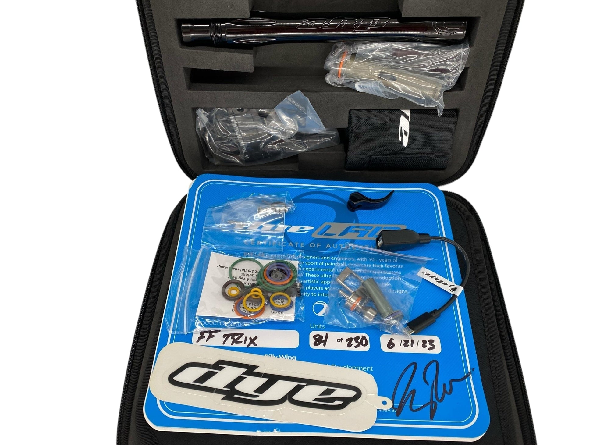 Used USED Dye Freeflow Trix Dsr+ Paintball Gun Paintball Gun from Matrix Paintball Buy/Sell/Trade Paintball Markers, New Paintball Guns, Paintball Hoppers, Paintball Masks, and Hormesis Headbands