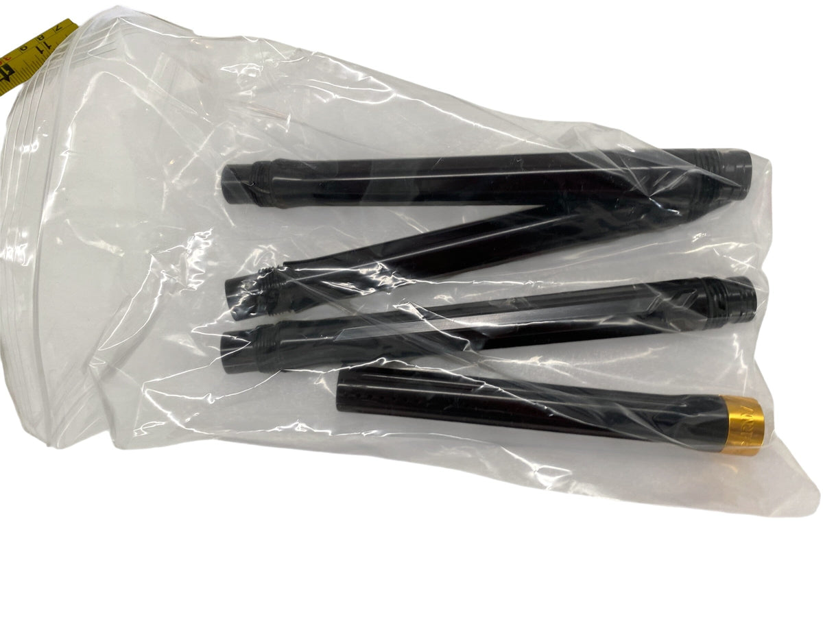 Used XV BARREL KIT - POLISHED BLACK - LUXE THREADS Paintball Gun from CPXBrosPaintball Buy/Sell/Trade Paintball Markers, New Paintball Guns, Paintball Hoppers, Paintball Masks, and Hormesis Headbands