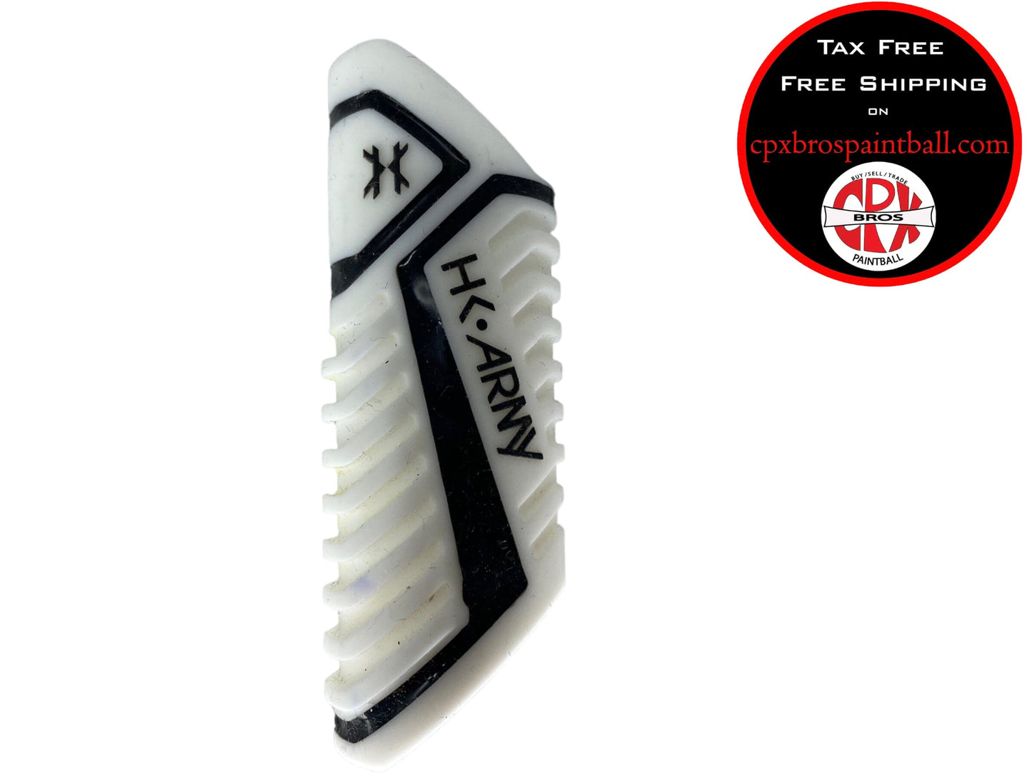 Used Hk Army White Front Grip Paintball Gun from CPXBrosPaintball Buy/Sell/Trade Paintball Markers, Paintball Hoppers, Paintball Masks, and Hormesis Headbands