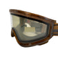 NEW JT QLS Goggle Frame w Lens and Strap Brown Ice