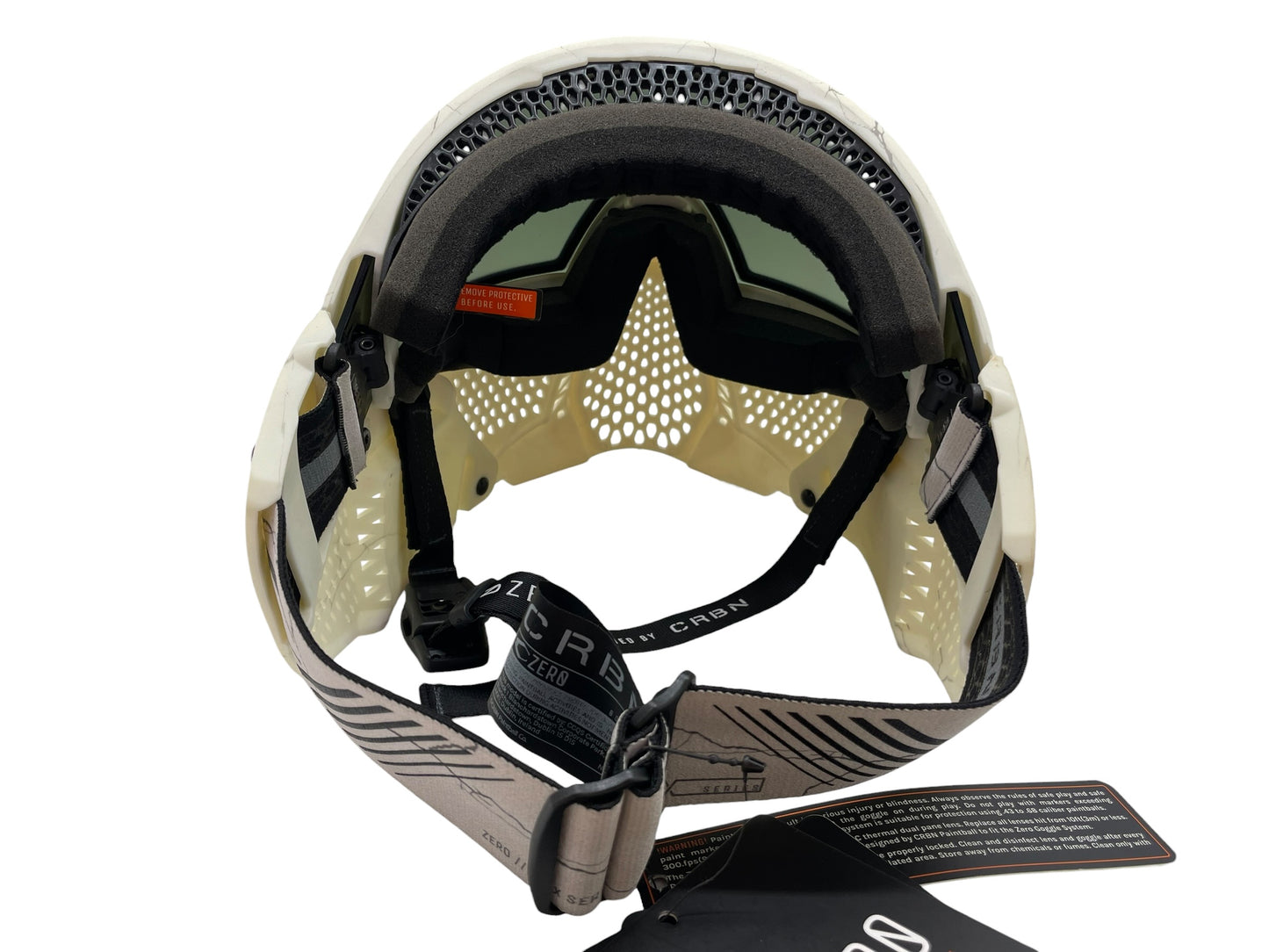 Carbon CRBN Zero GRX Paintball Mask (More Coverage) - Fracture Bone