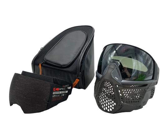 CRBN ZERO PRO GRAPHITE W/ 2 Lenses Paintball Mask