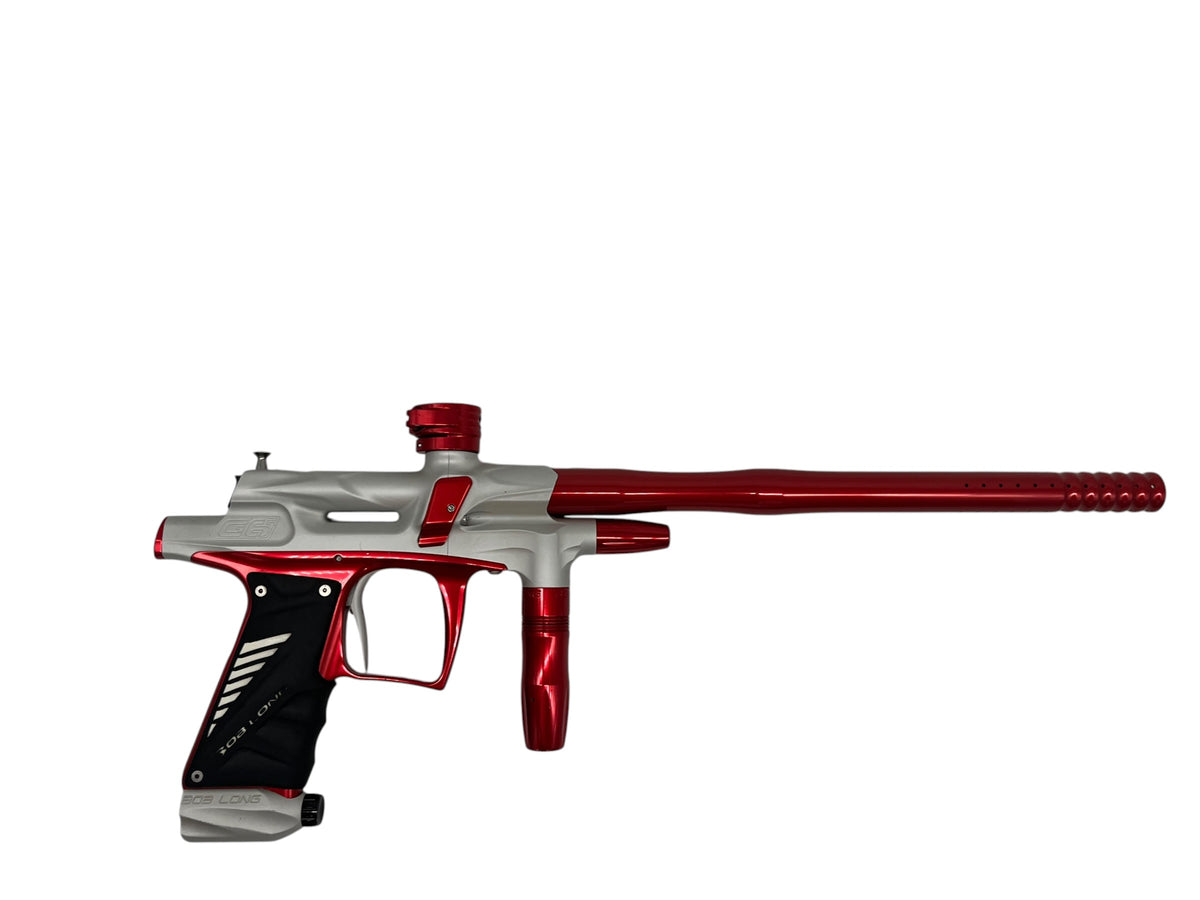 Bob Long G6R 2k11 Paintball Gun Silver/Red