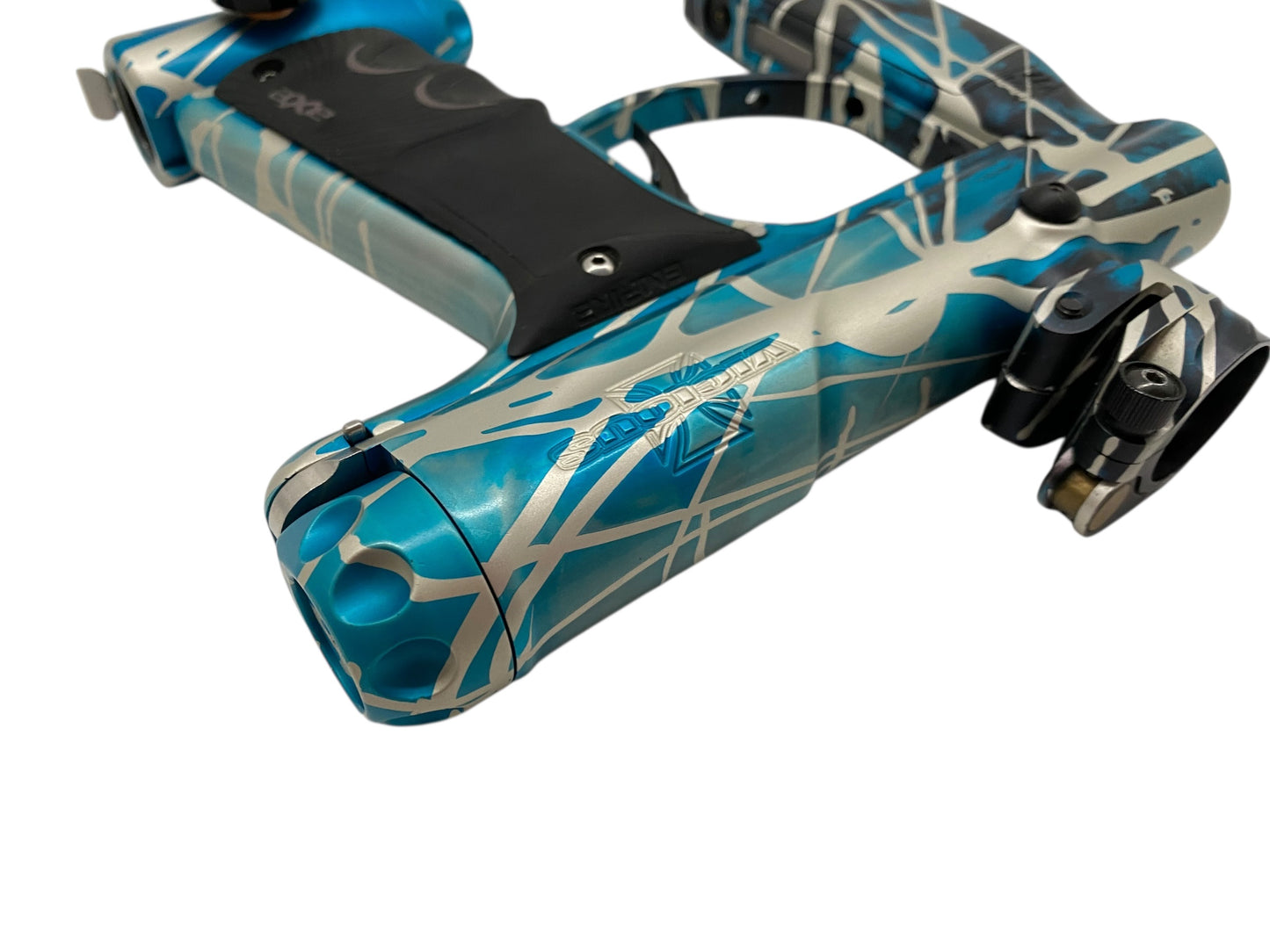 Empire Vicious Axe Redline Oled Paintball Gun Blue/White/Black Splash