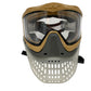 Jt Pro flex Paintball Mask Goggle Clear Grey Brown