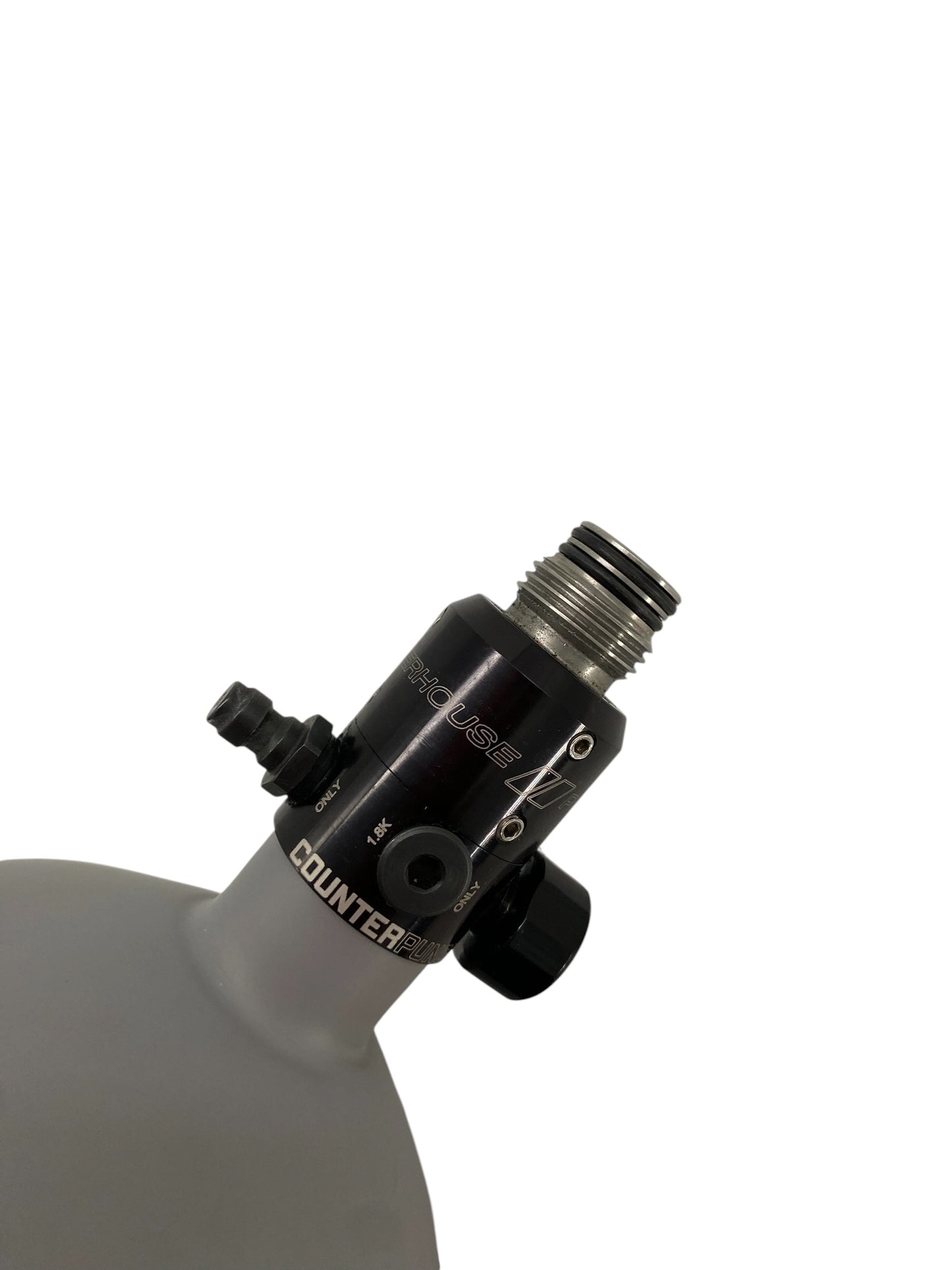 Alpha Air 68/4500 Paintball Tank w Powerhouse Grey