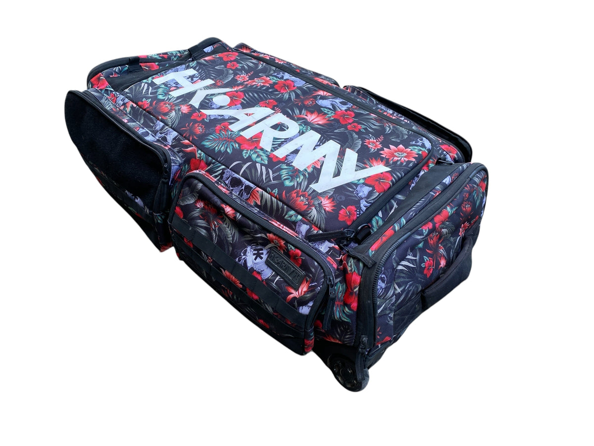 HK Army Rolling Gear Bag - Expand - Tropical Skull