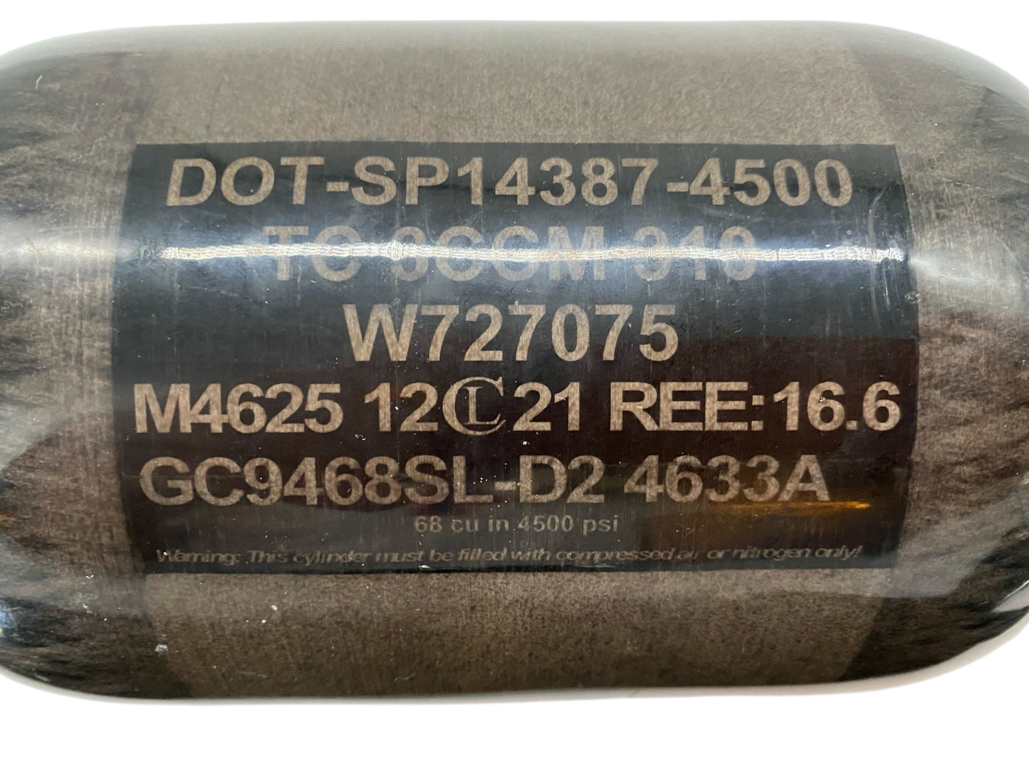 Ninja Lite 68/4500 Paintball Tank