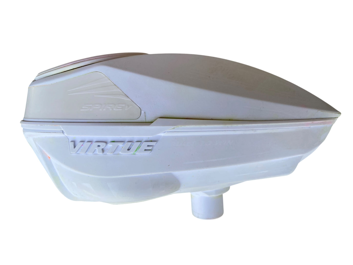 Virtue Spire 5 White Paintball Hopper Loader