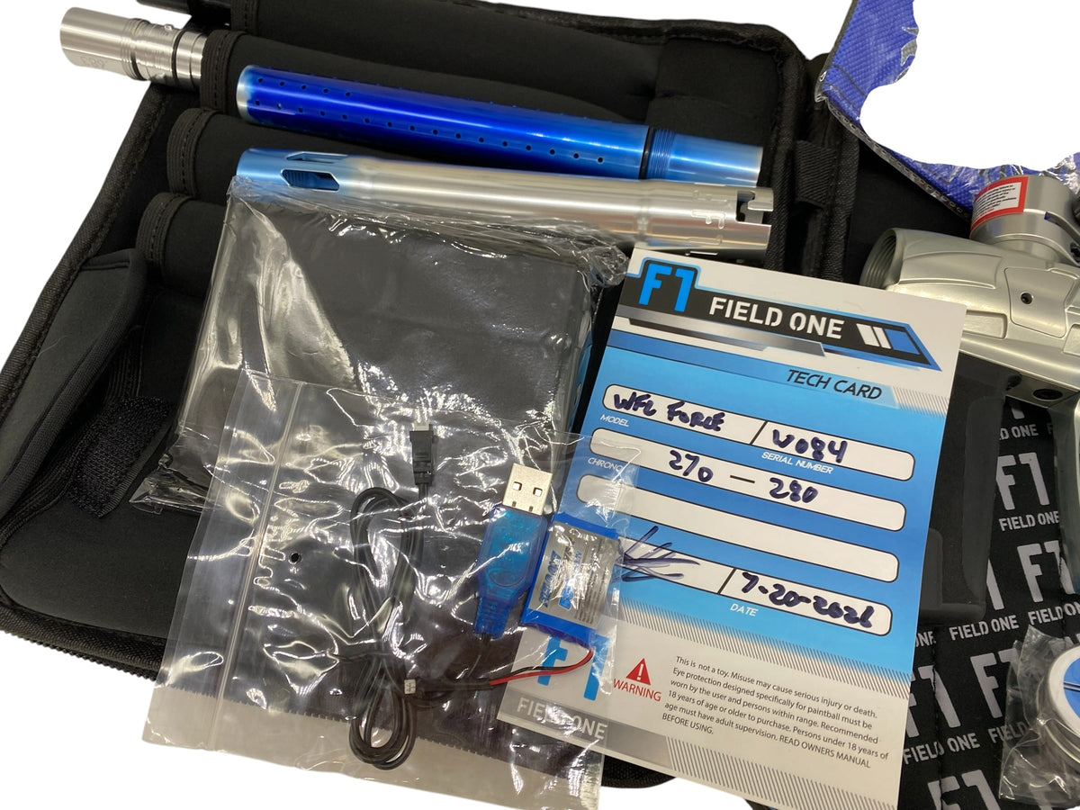 Field One Force WFL Custom Dynasty Blue Paintball Gun