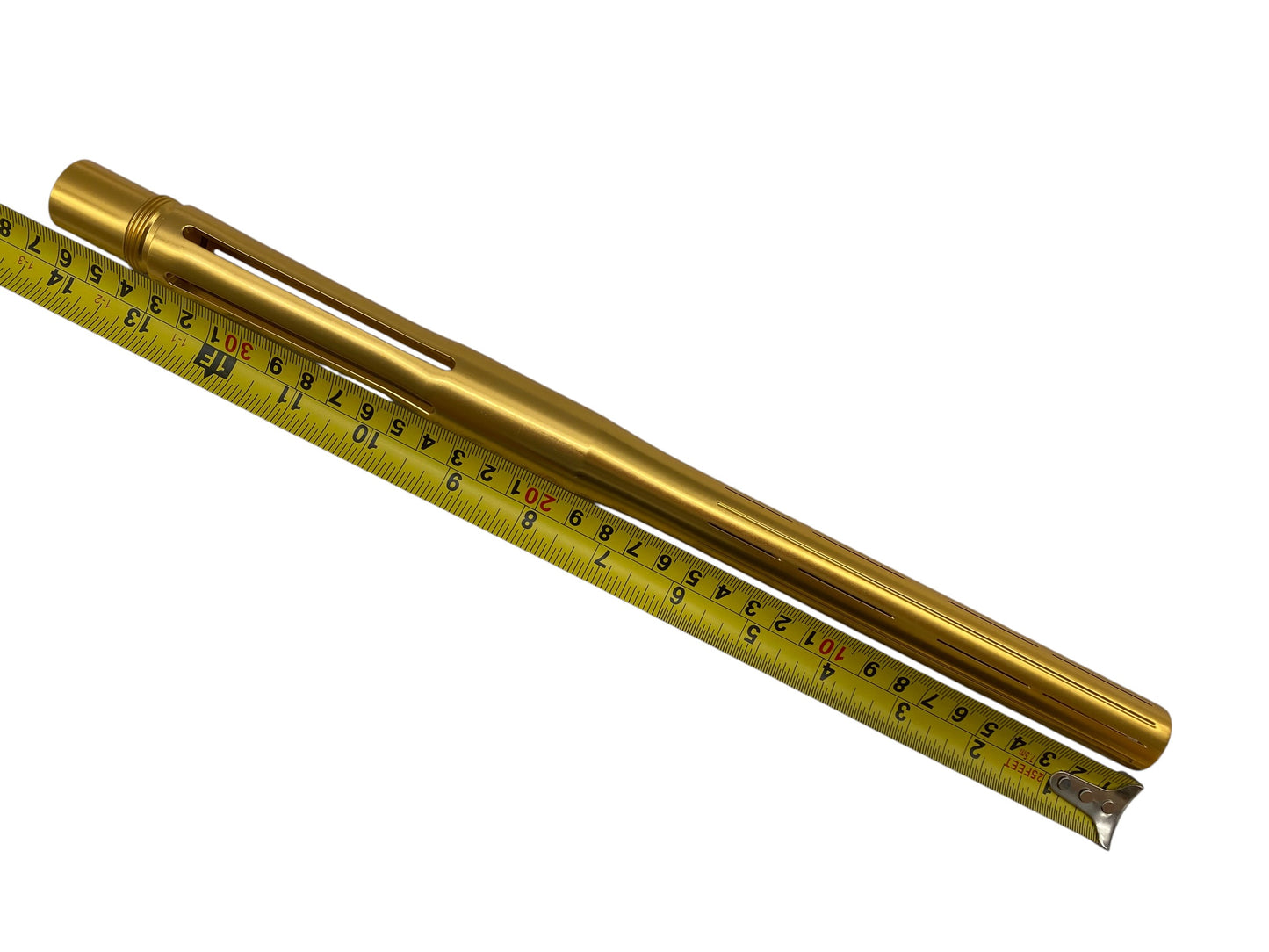 INFAMOUS SILENCIO OG-1 One Piece Insert Paintball Gun Barrel : Gold