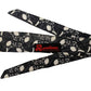 Sandana Headband Black Flying Skulls