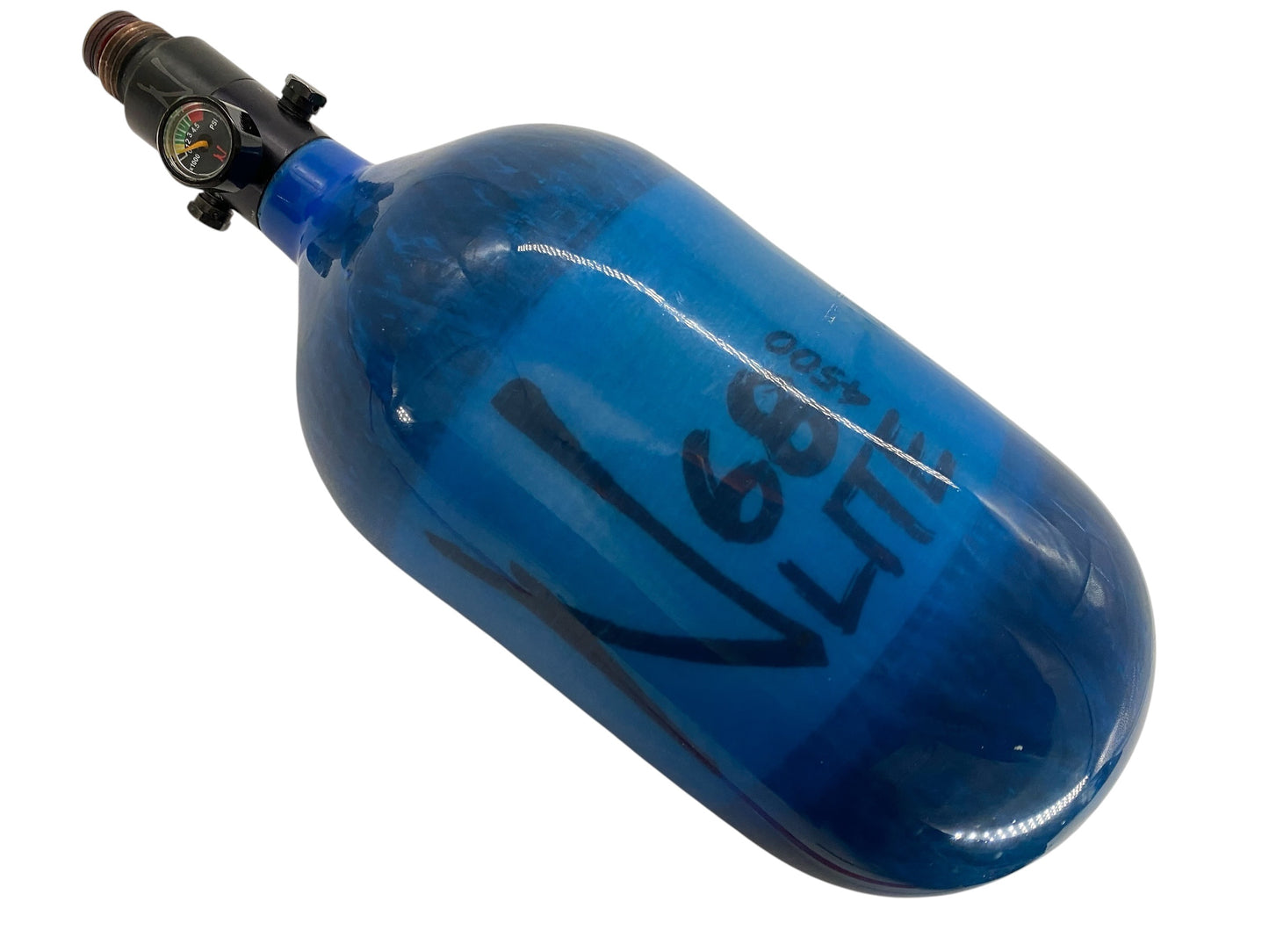 Ninja 68/4500 Paintball Tank Blue