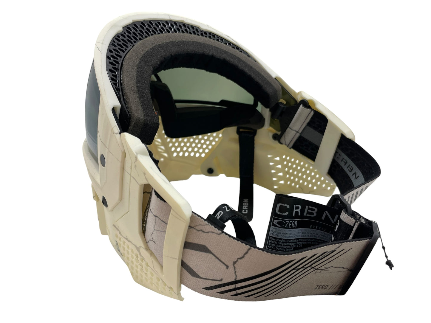Carbon CRBN Zero GRX Paintball Mask (More Coverage) - Fracture Bone