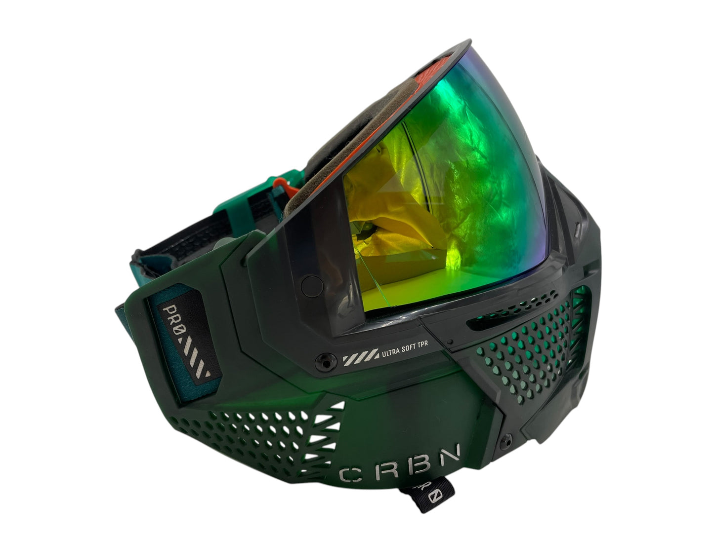 Carbon CRBN Zero GRX Paintball Mask (More Coverage) - ELMT Teal