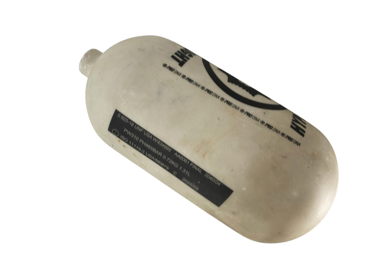 Infamous Hyperlight 80/4500 Paintball Tank Bottle White