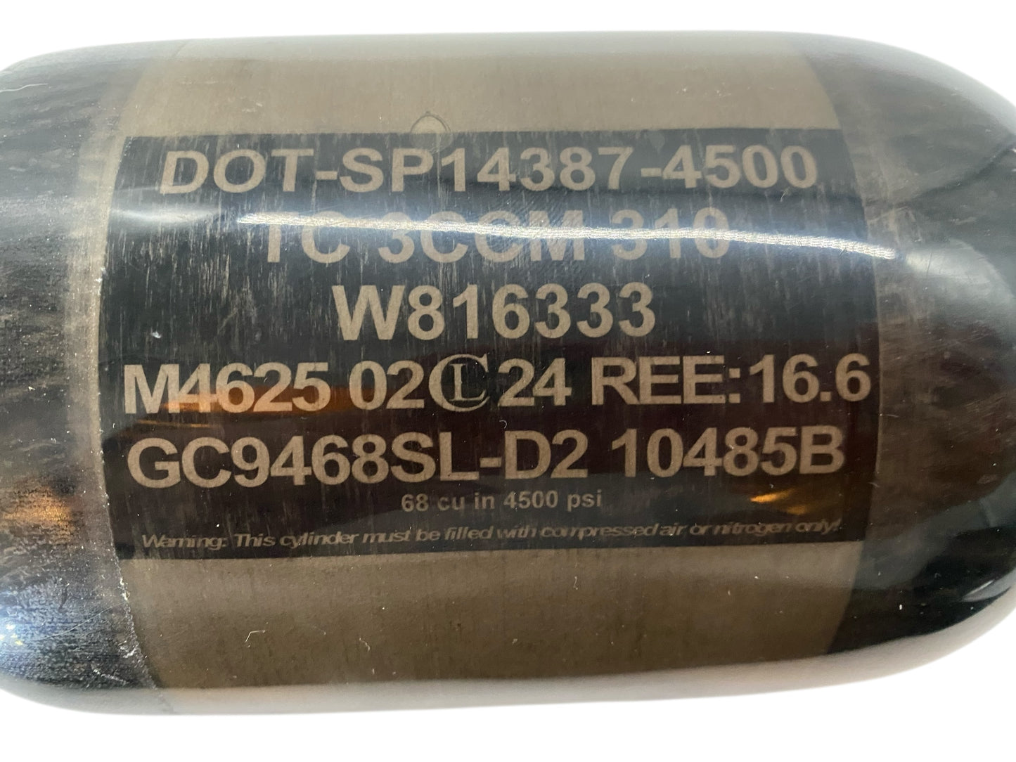 Ninja Lite 68/4500 Paintball Tank