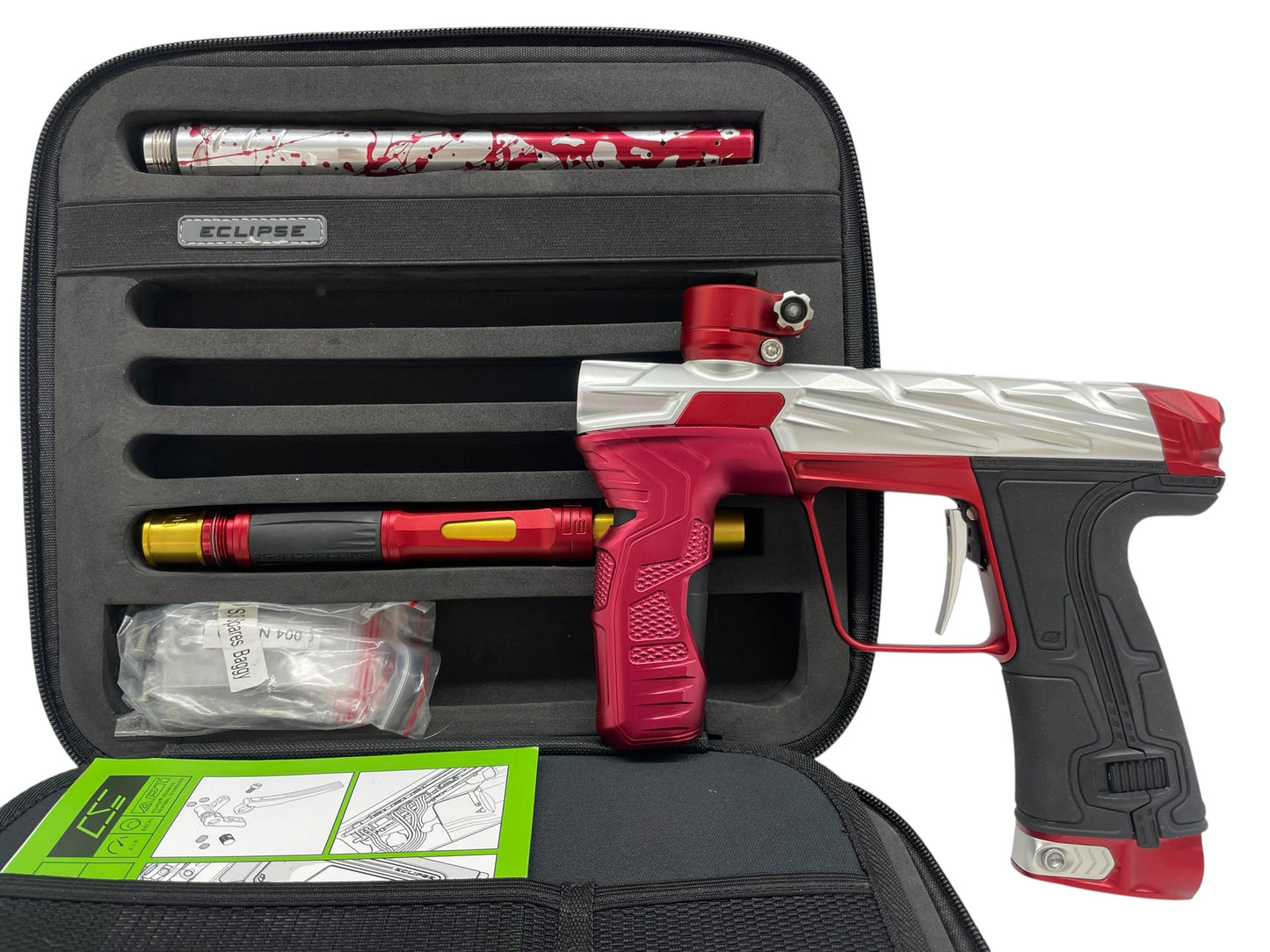 Planet Eclipse Infamous Diamond Skull CS3 Silver/Red Paintball Gun