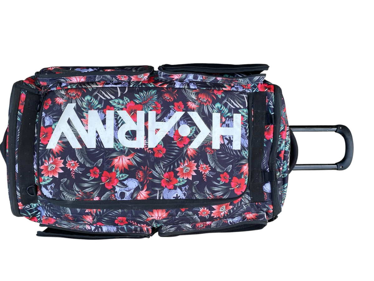 HK Army Rolling Gear Bag - Expand - Tropical Skull