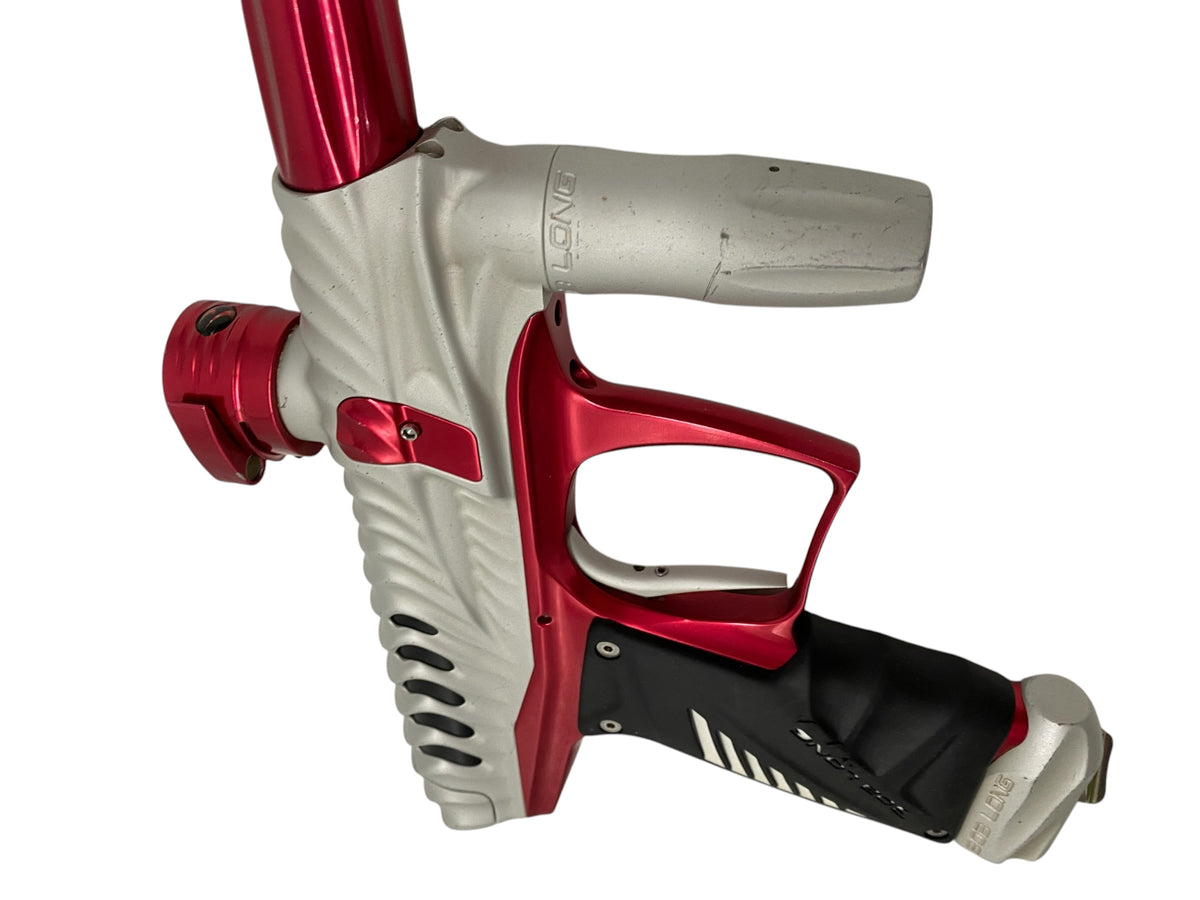 Bob Long Ripper Paintball Gun Silver Red