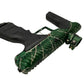 Dye DSR+ TWISTER Green Splash + Matching Mech Paintball Gun