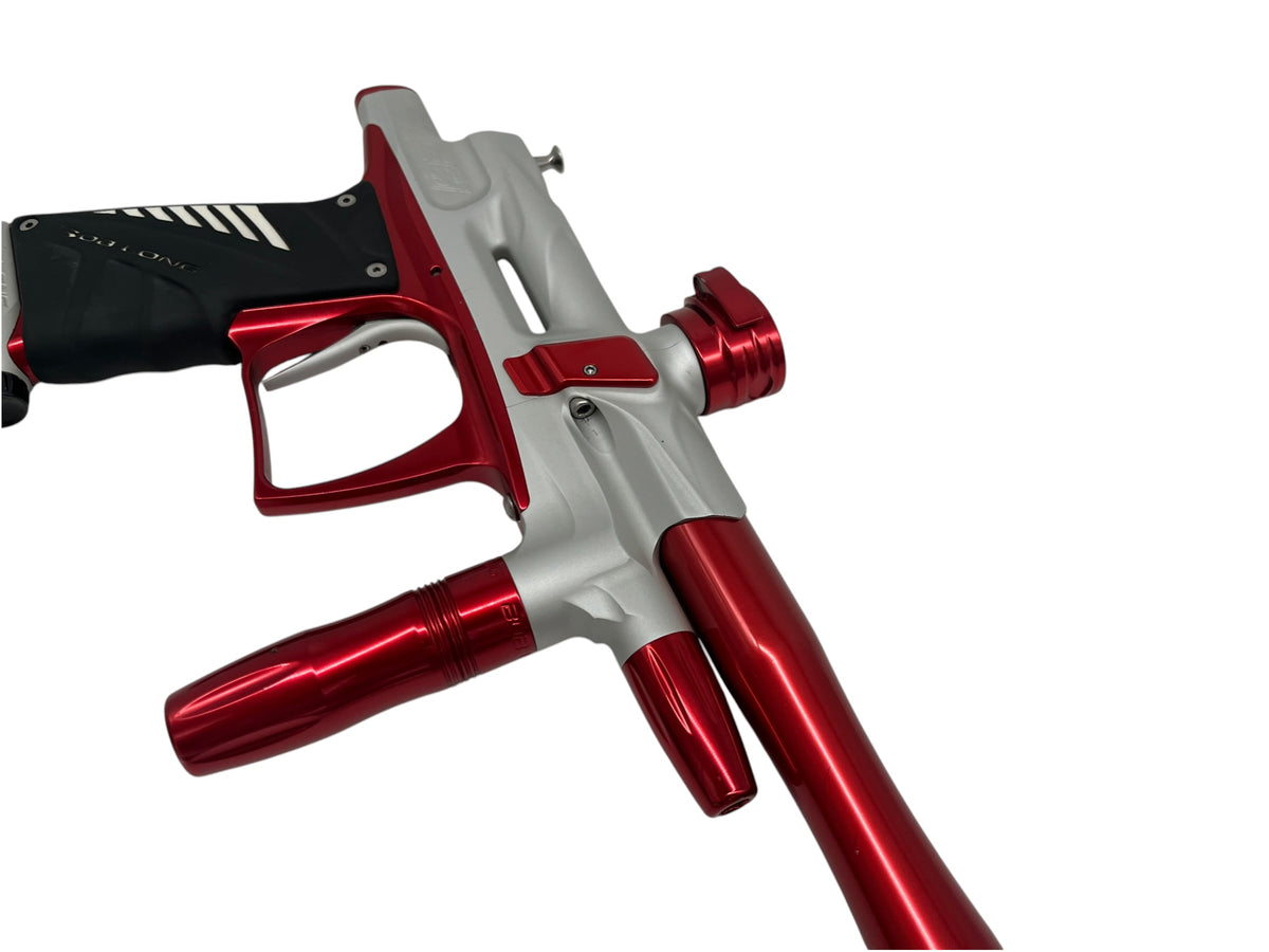 Bob Long G6R 2k11 Paintball Gun Silver/Red