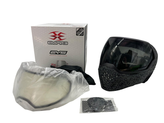 Empire EVS Cheetah Midnight W/ Thermal Ninja Lens Paintball Mask