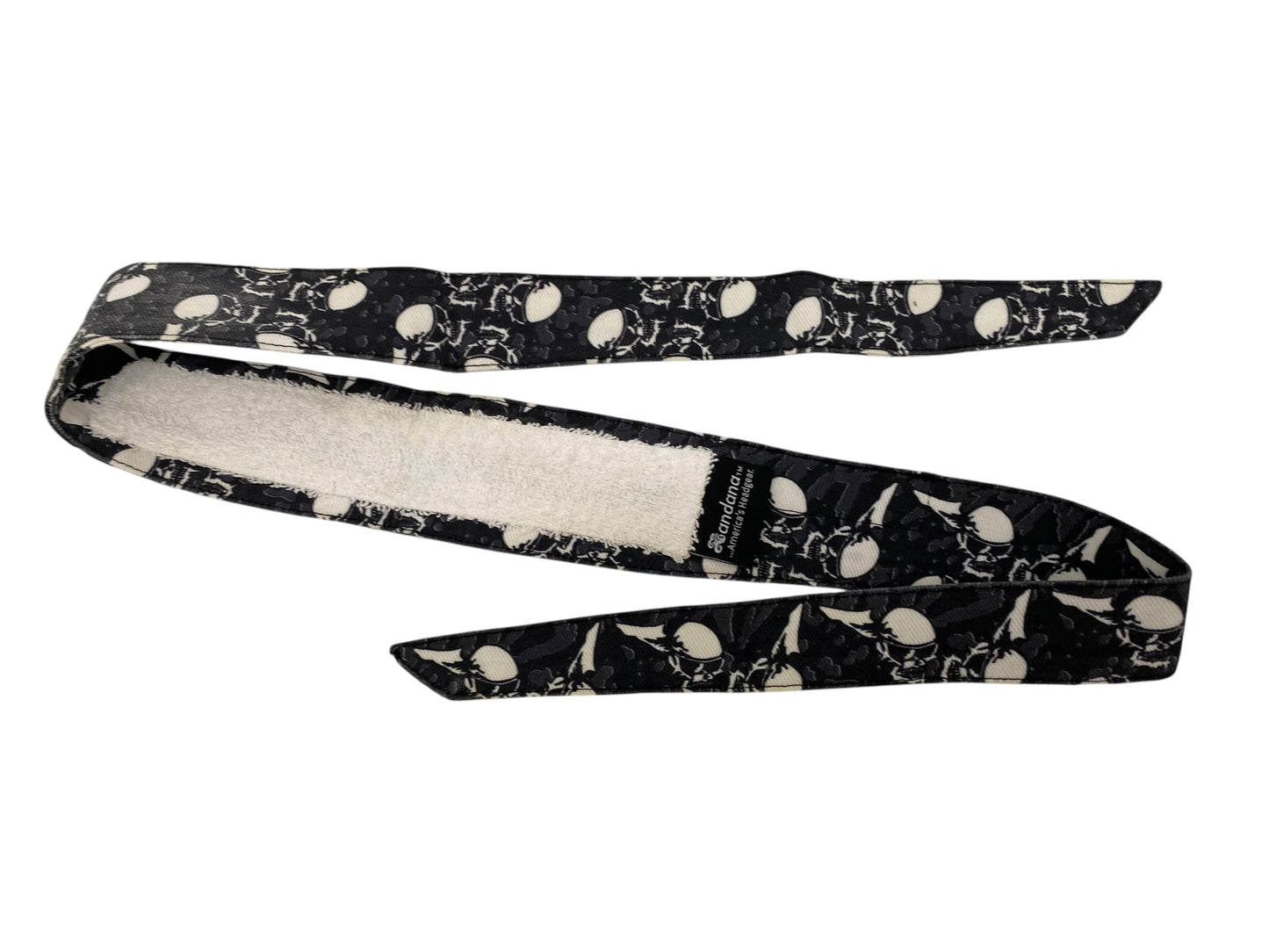 Sandana Headband Black Flying Skulls