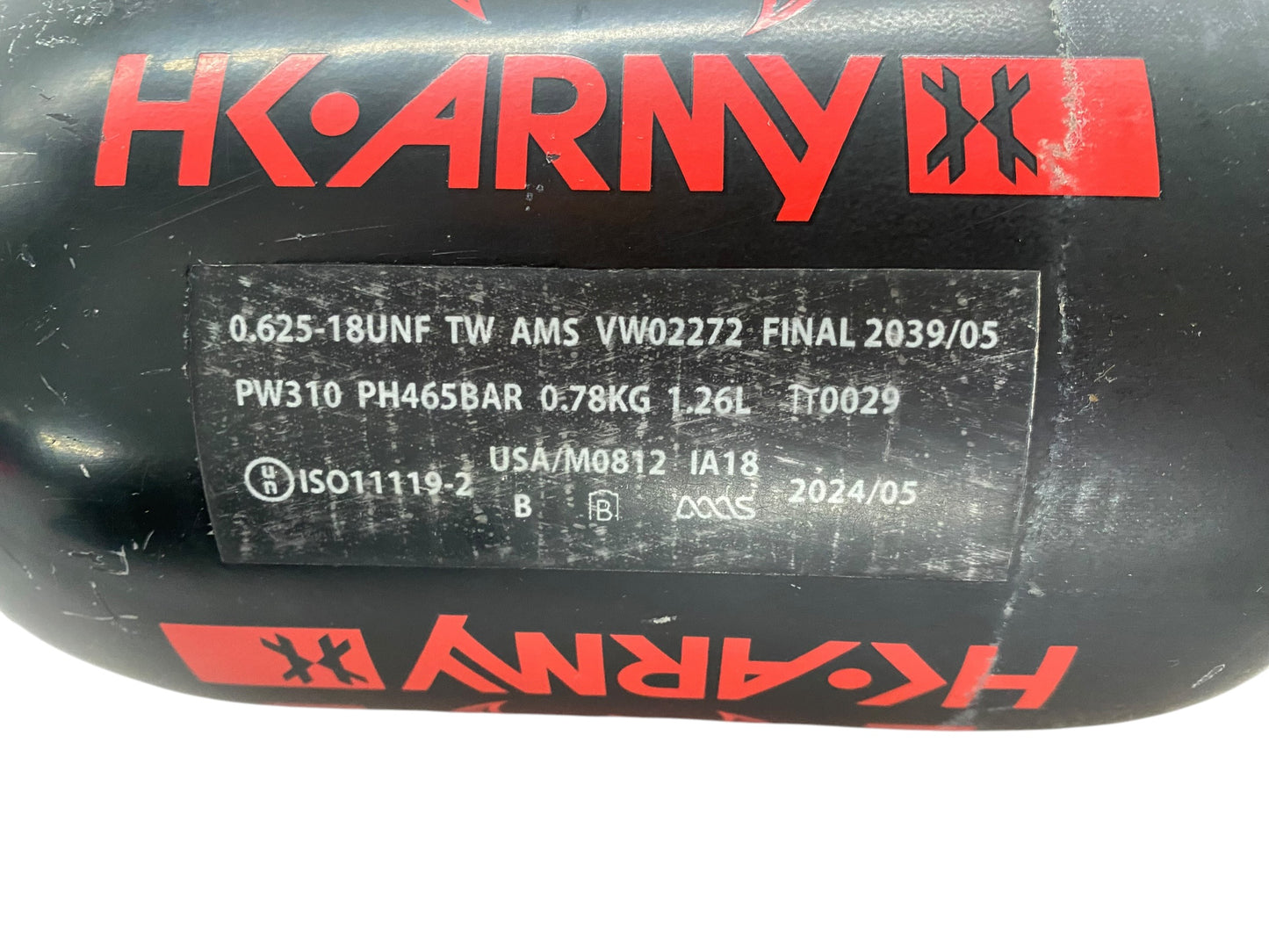 HK Army Aerolite "Extra Lite" 68/4500 - Doom Black/Red