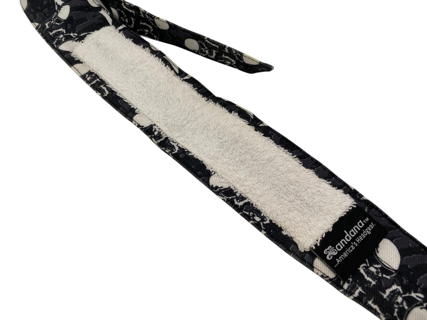 Sandana Headband Black Flying Skulls