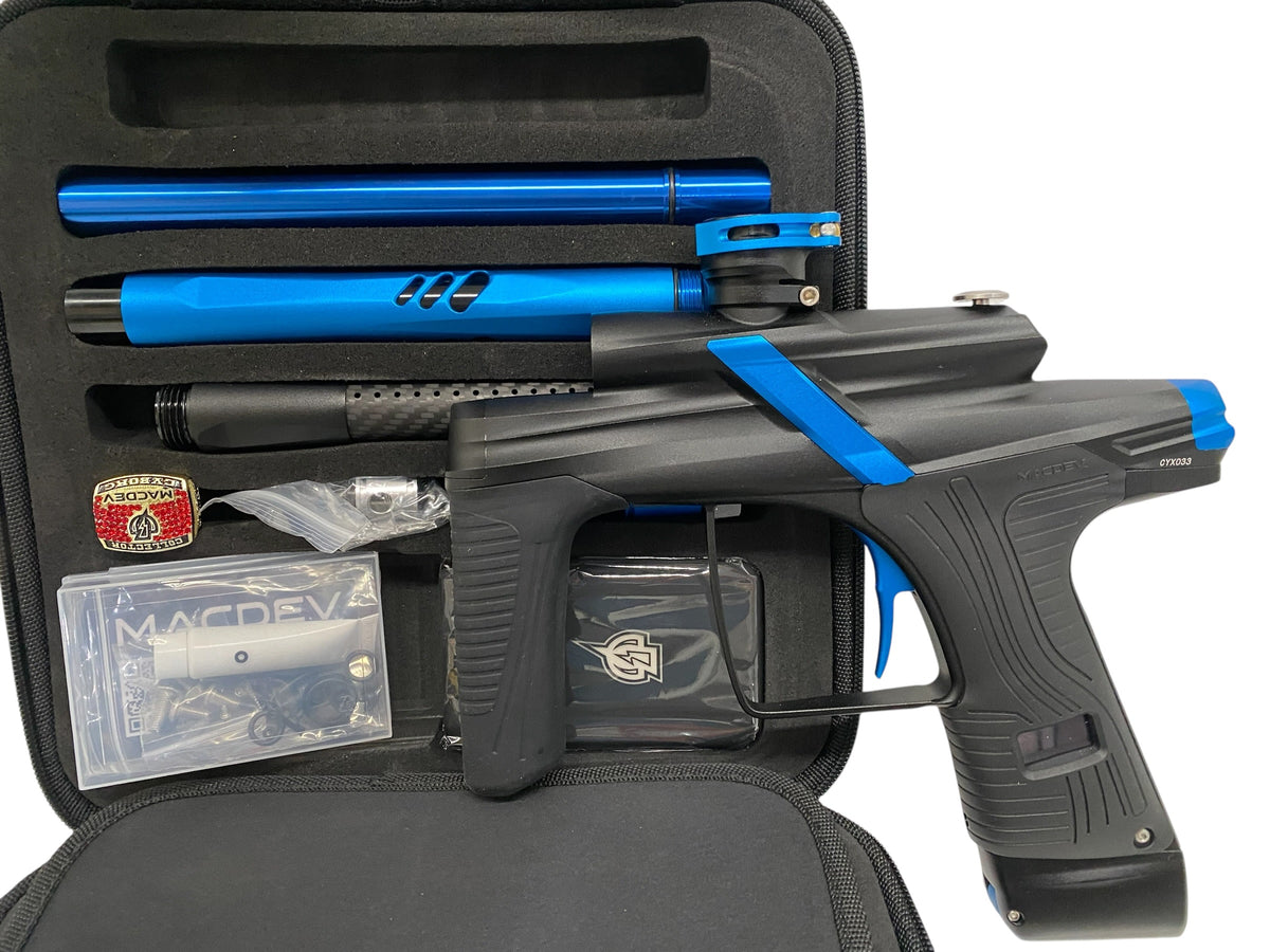 Macdev Cyborg X Paintball Gun  Black/Blue