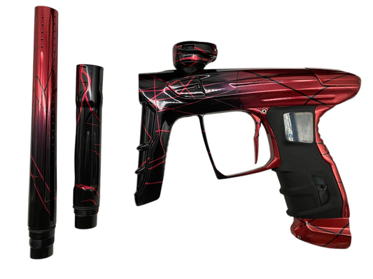 Dlx Luxe Idol Paintball Gun Black/Red Fade Splash