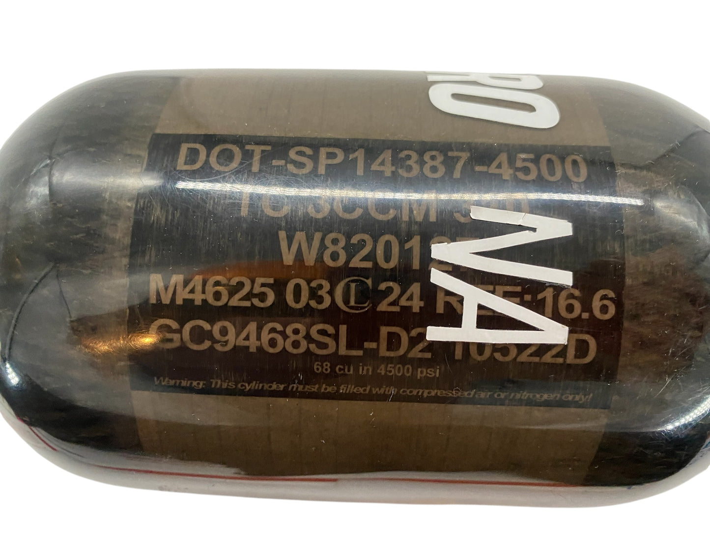 Ninja 68/4500 Paintball Tank