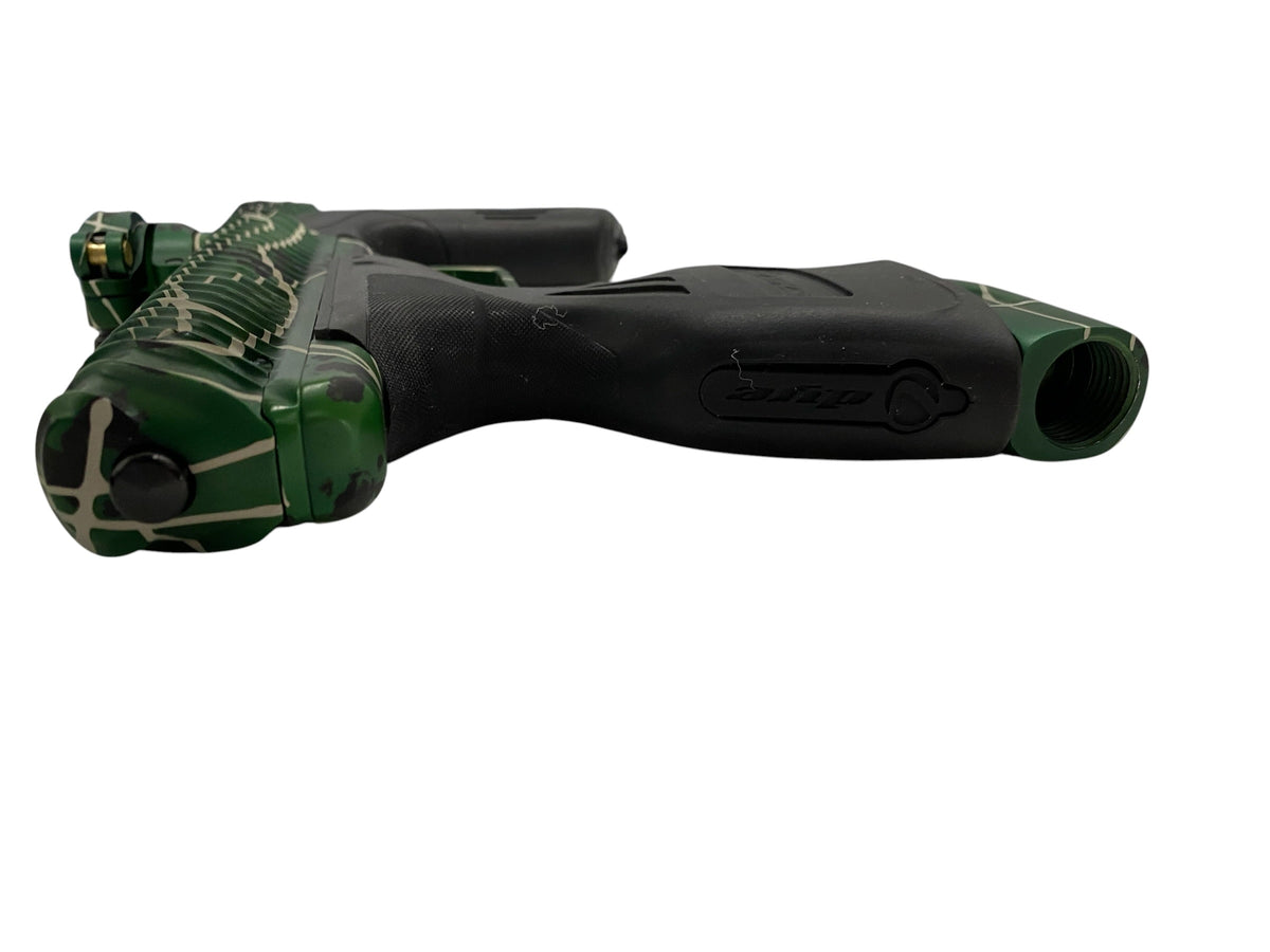 Dye DSR+ TWISTER Green Splash + Matching Mech Paintball Gun