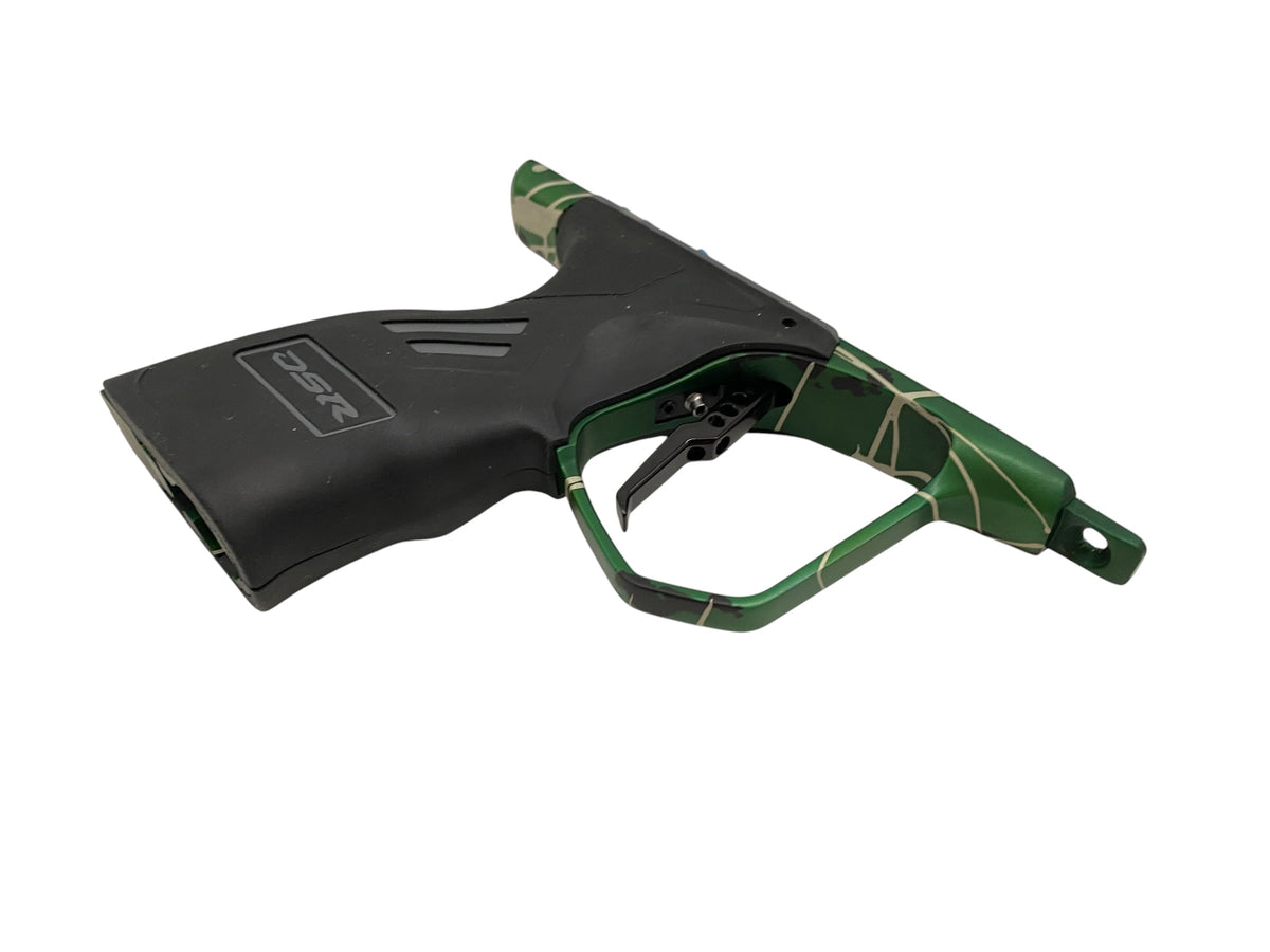 Dye DSR+ TWISTER Green Splash + Matching Mech Paintball Gun
