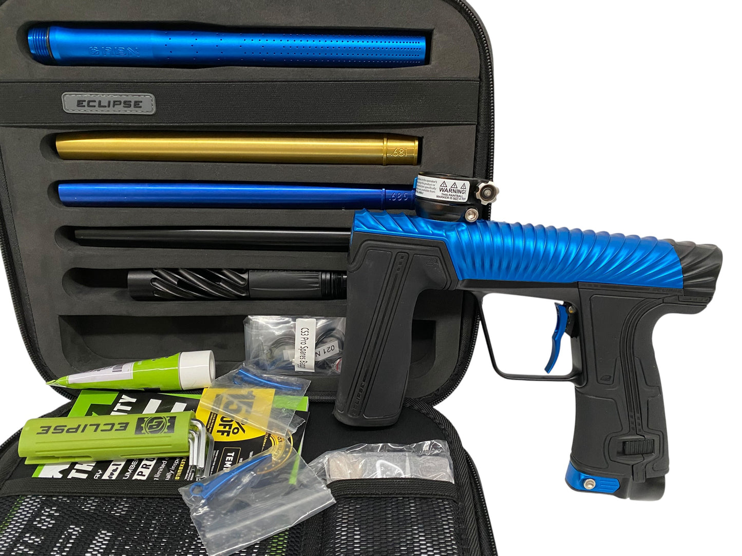 NEW Planet Eclipse TWISTER CS3 Pro Blue/Black Paintball Gun